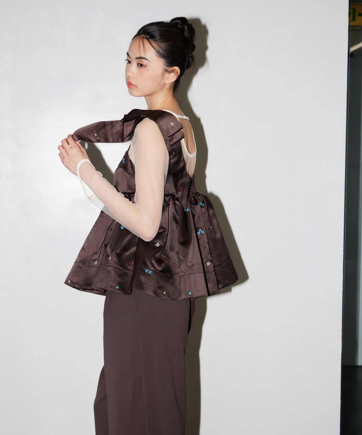 【POPUP】DOT SHEER TOPS