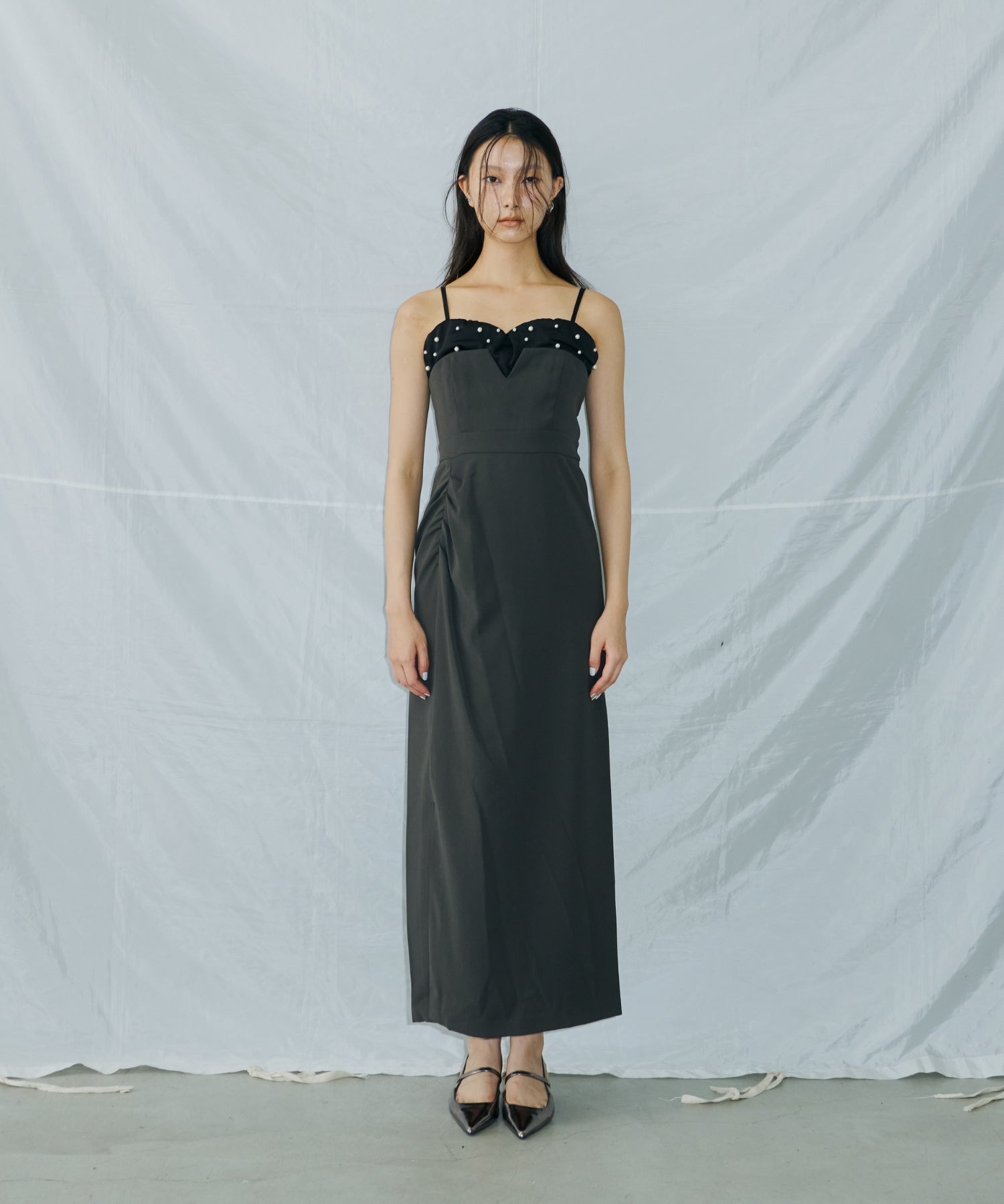 DROPPED PEARL DRESS