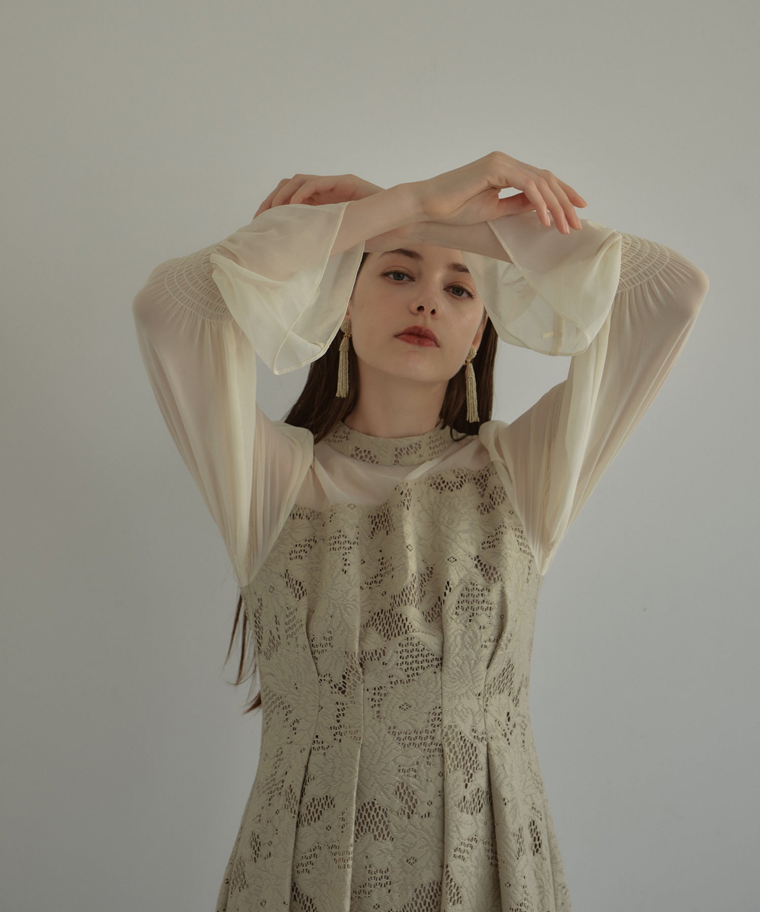 ASYMMETRY TACK DRESS