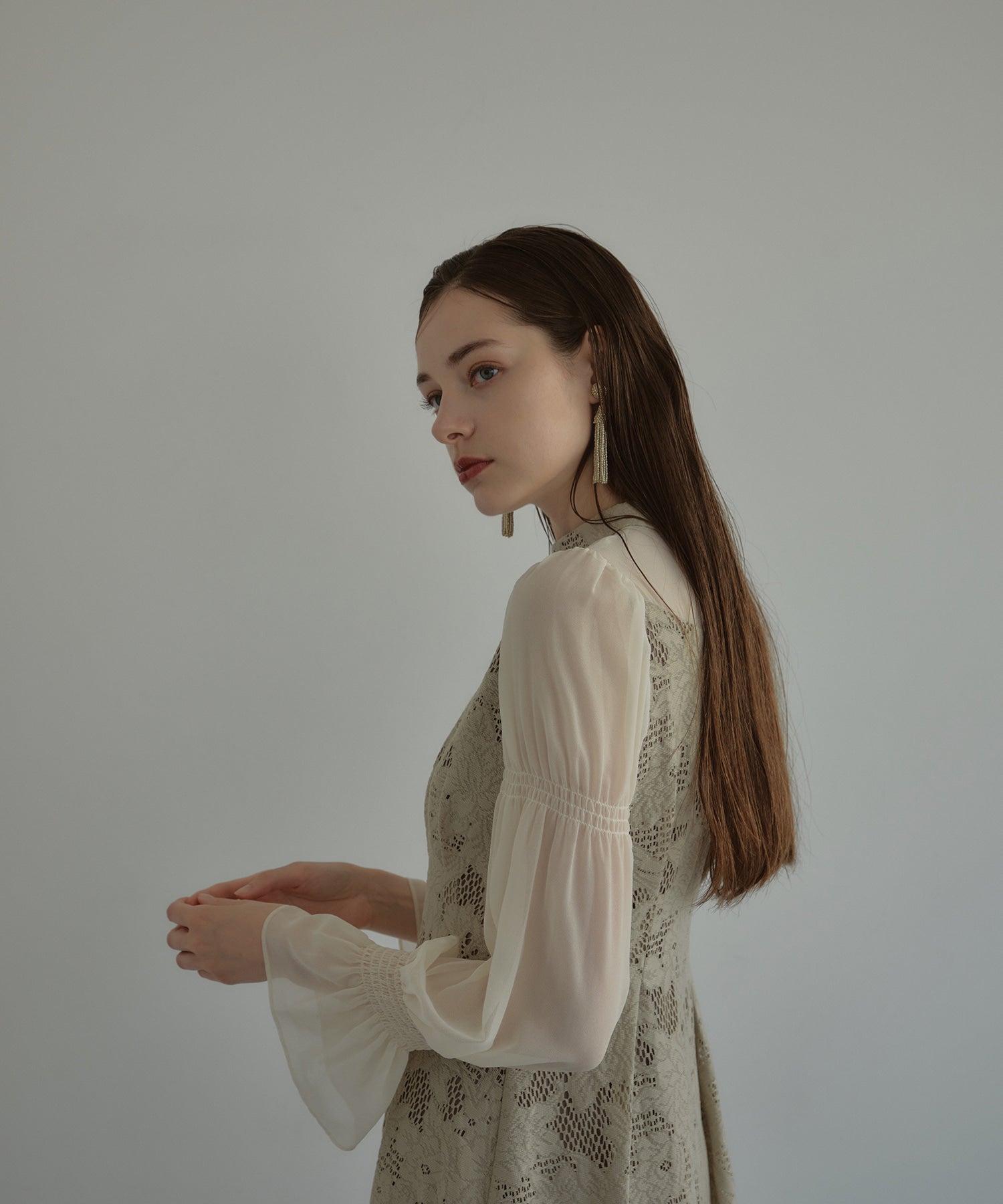 ASYMMETRY TACK DRESS