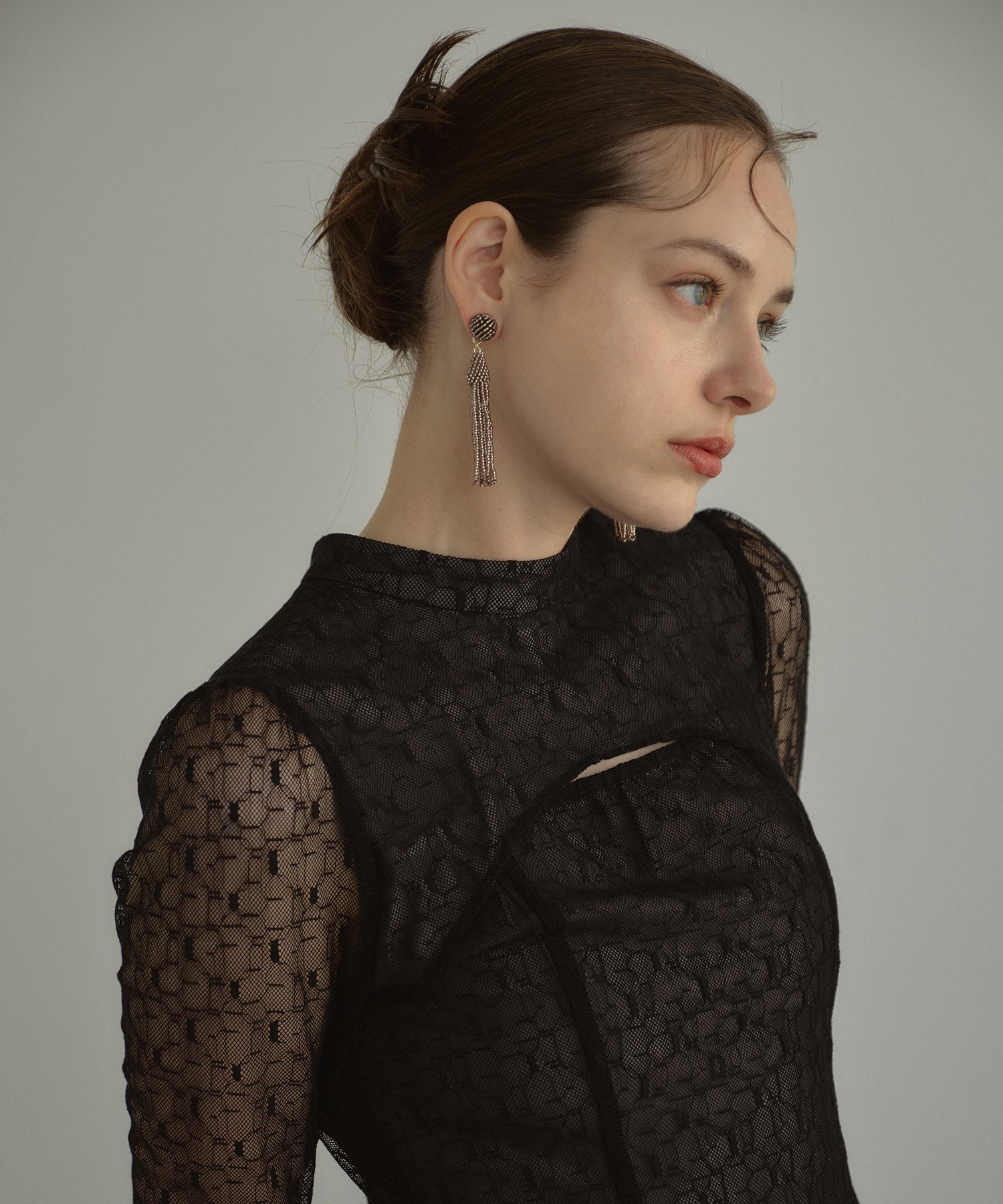 BACK OPEN GEOMETRIC DRESS