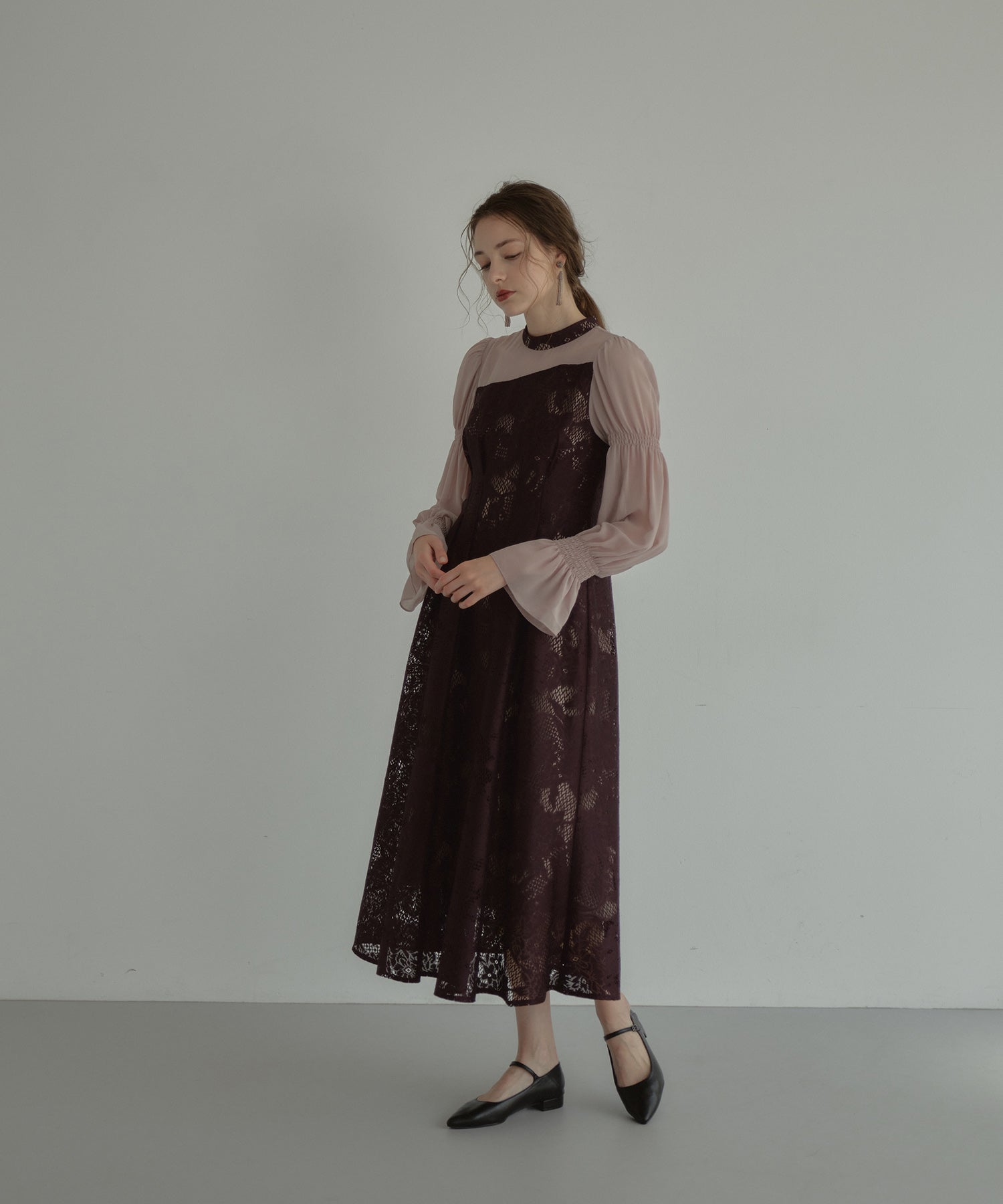 ASYMMETRY TACK DRESS