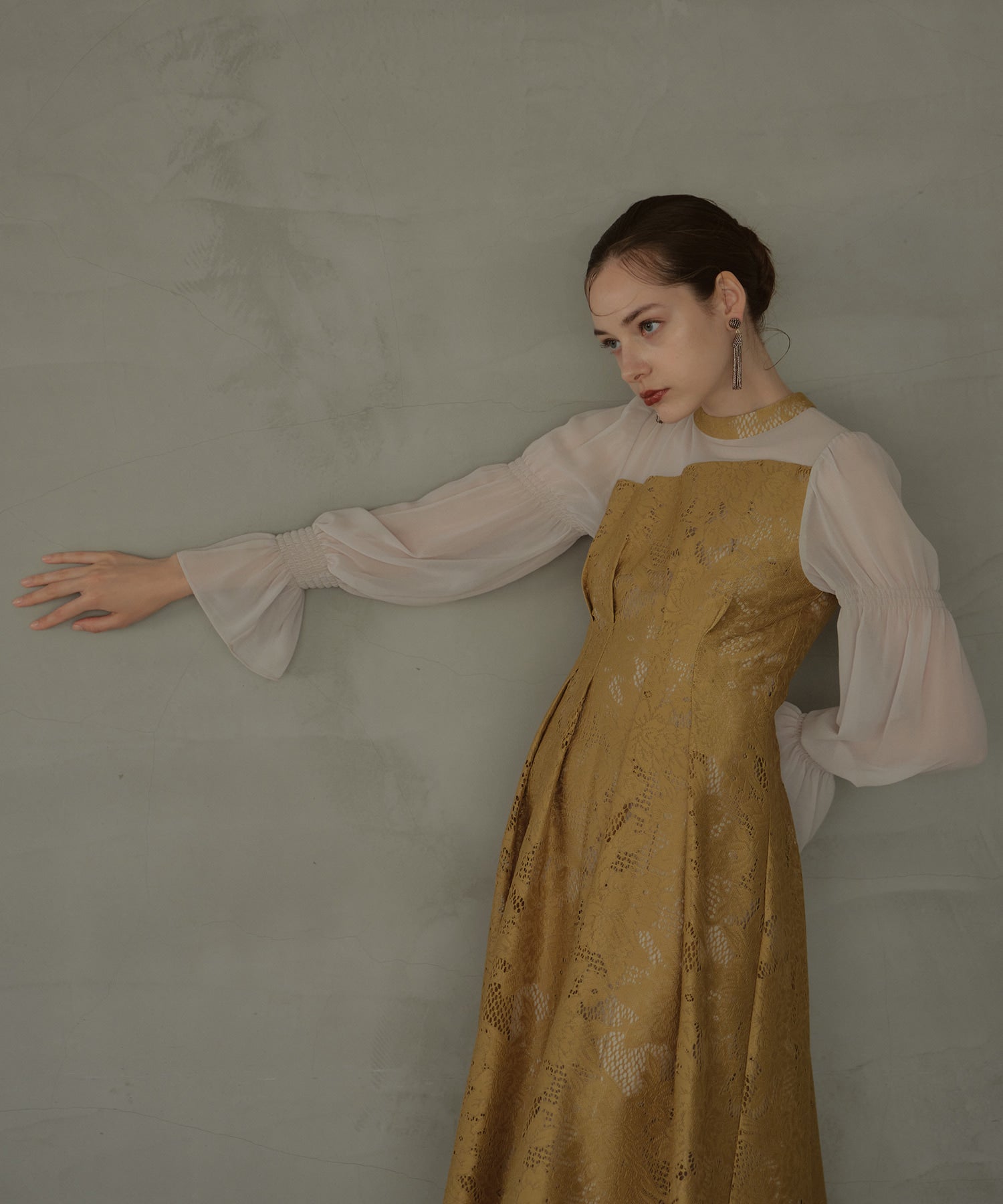 ASYMMETRY TACK DRESS