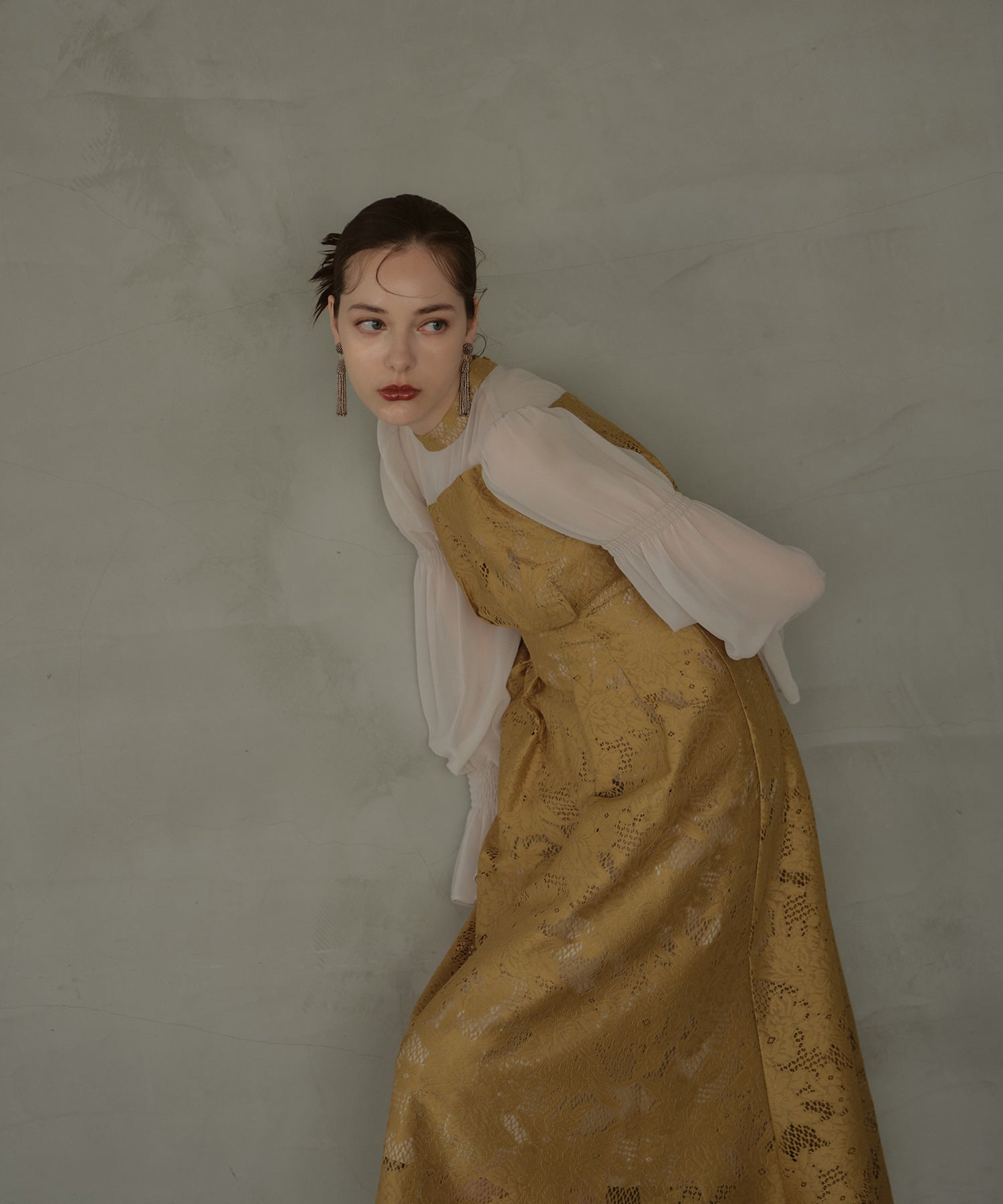 ASYMMETRY TACK DRESS