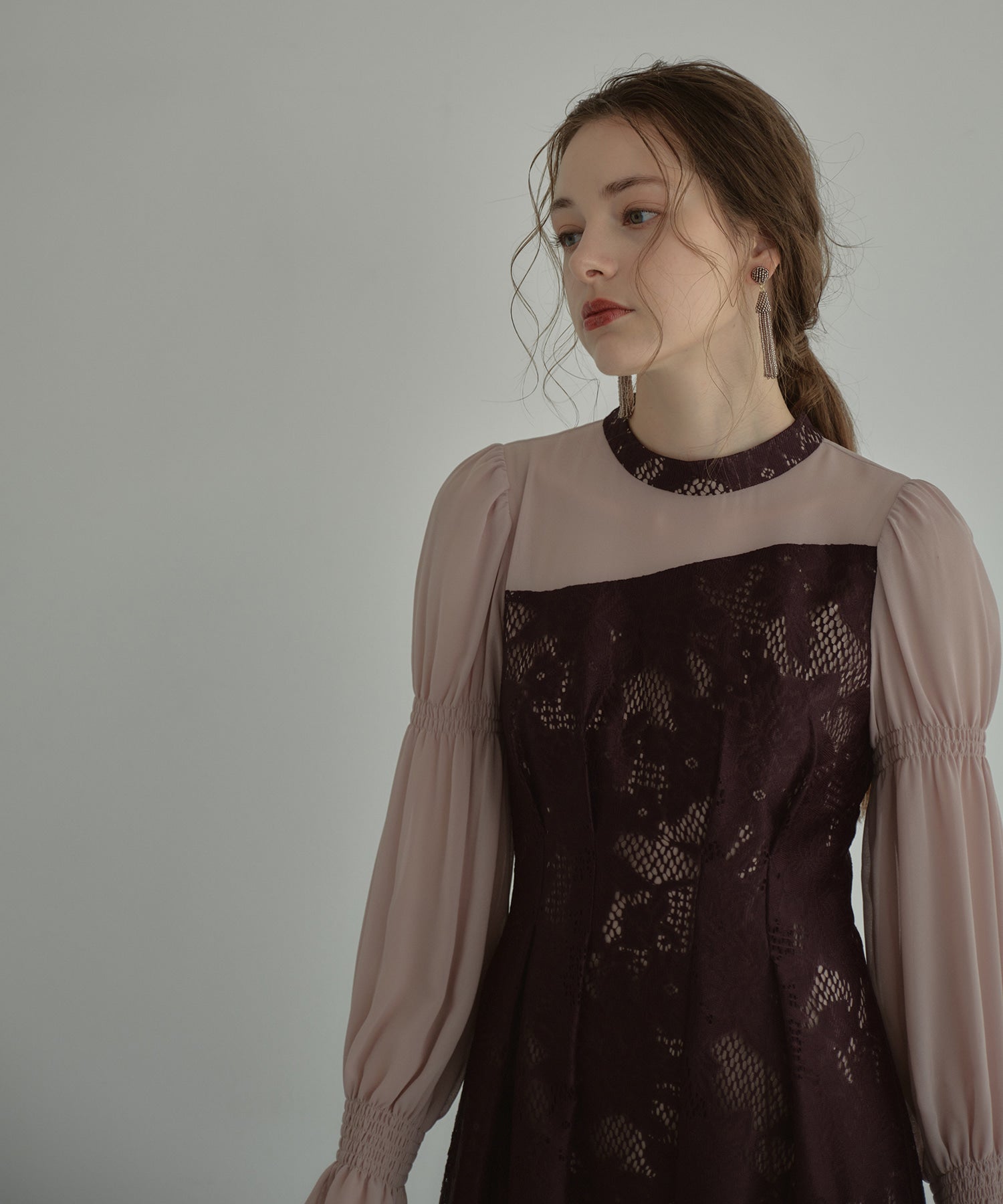 ASYMMETRY TACK DRESS