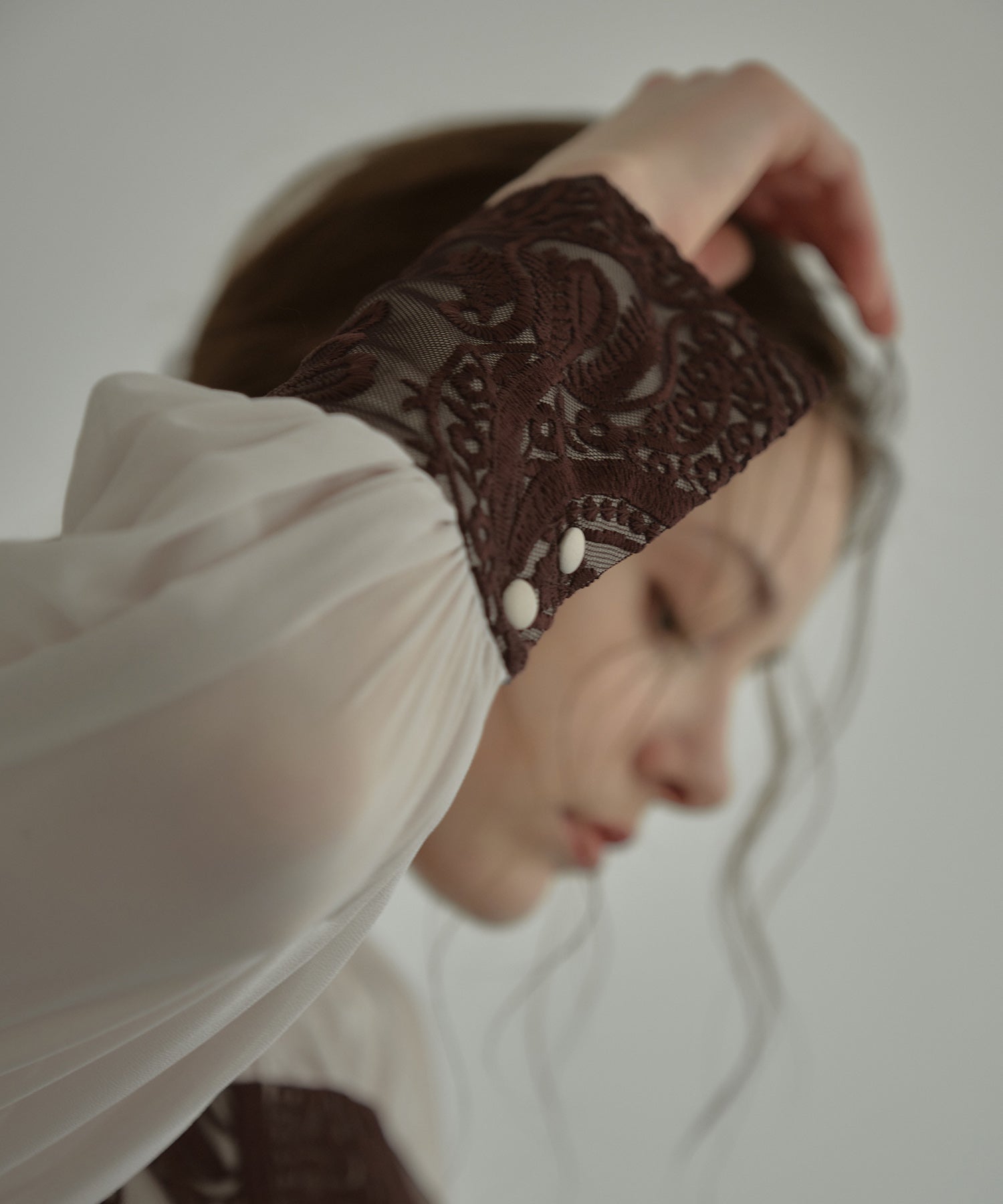 DAMASK GATHER DRESS