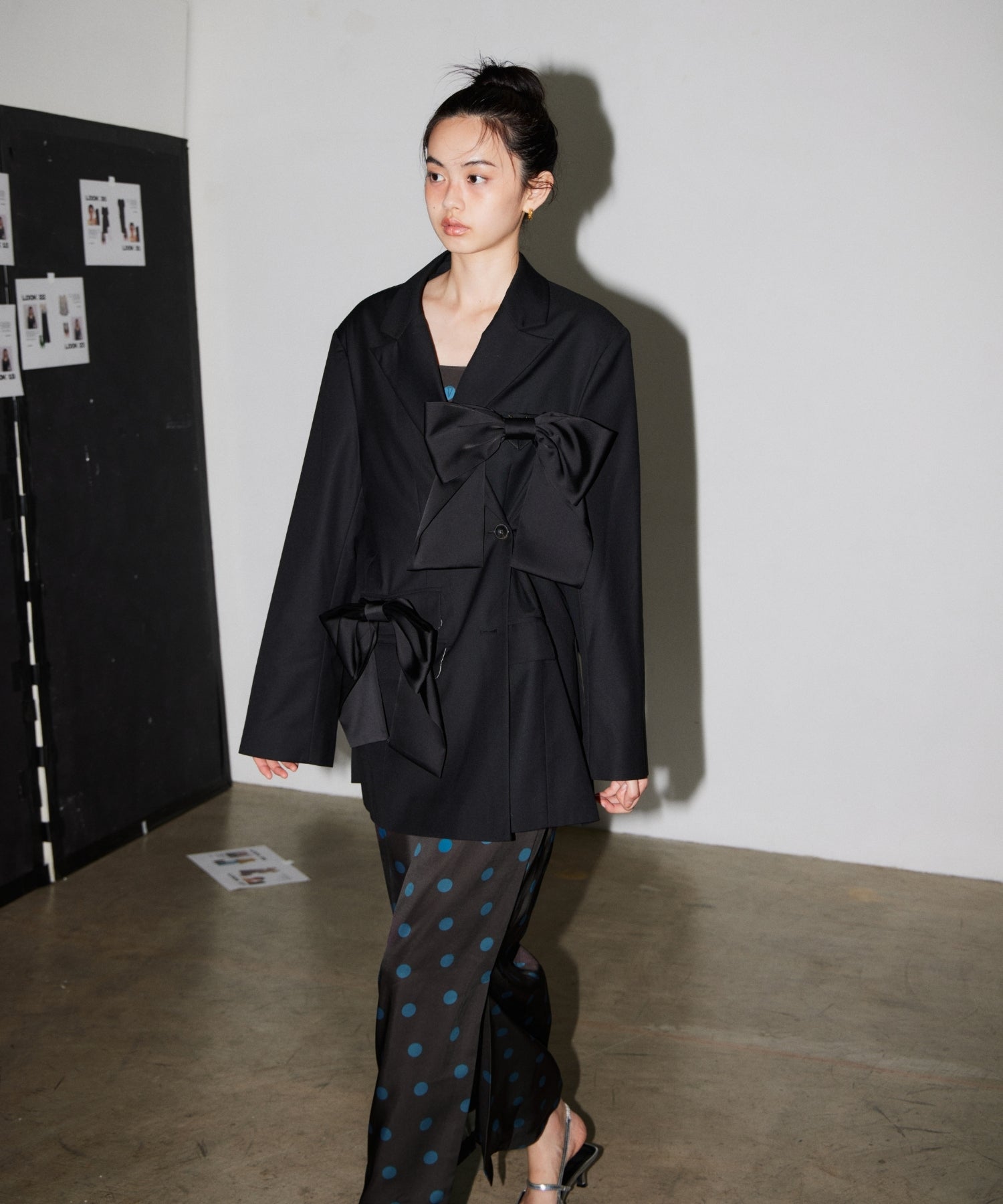 【POPUP】MINIMAL DOT SATIN DRESS