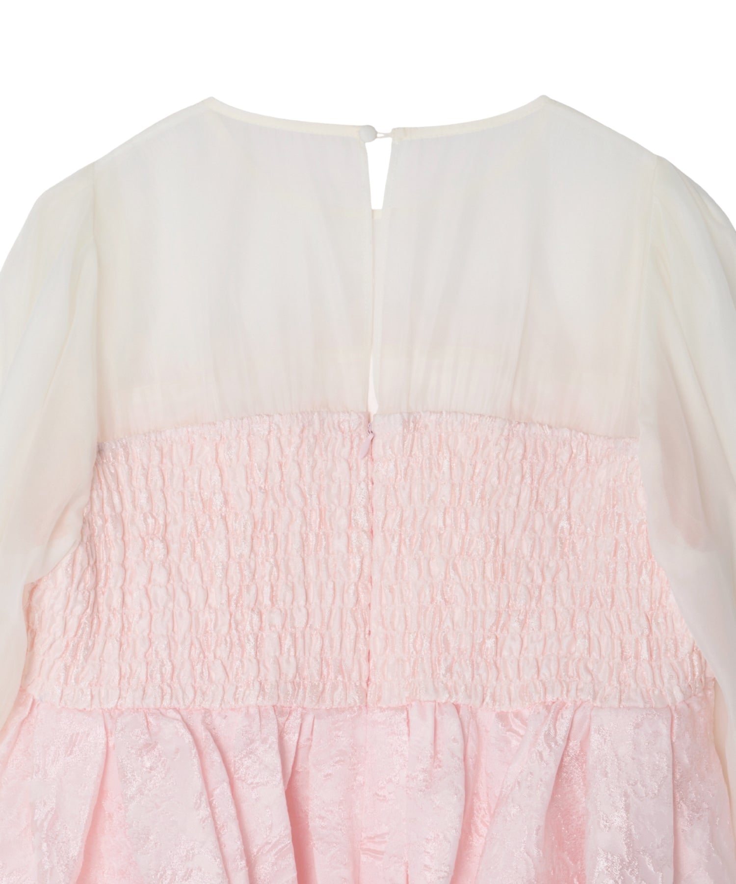 JACQUARD PEPLUM PANTS DRESS