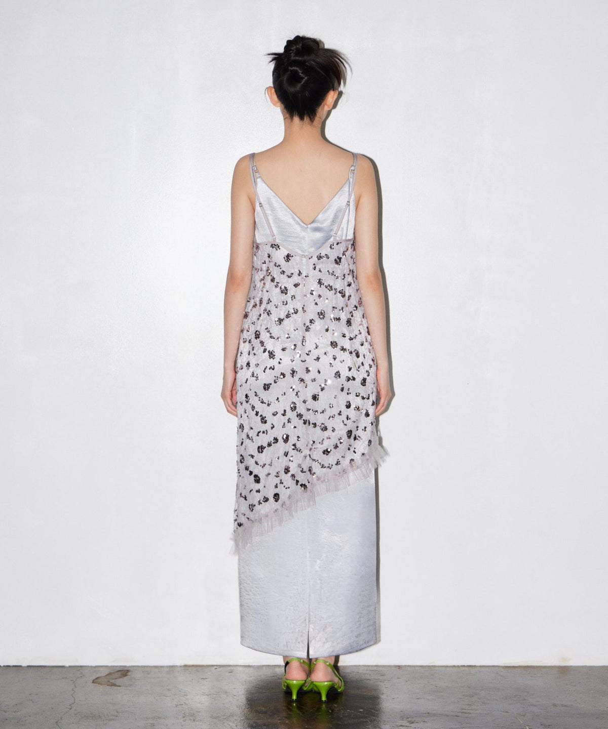 【POPUP】FLOWER SPANGLE CAMI DRESS