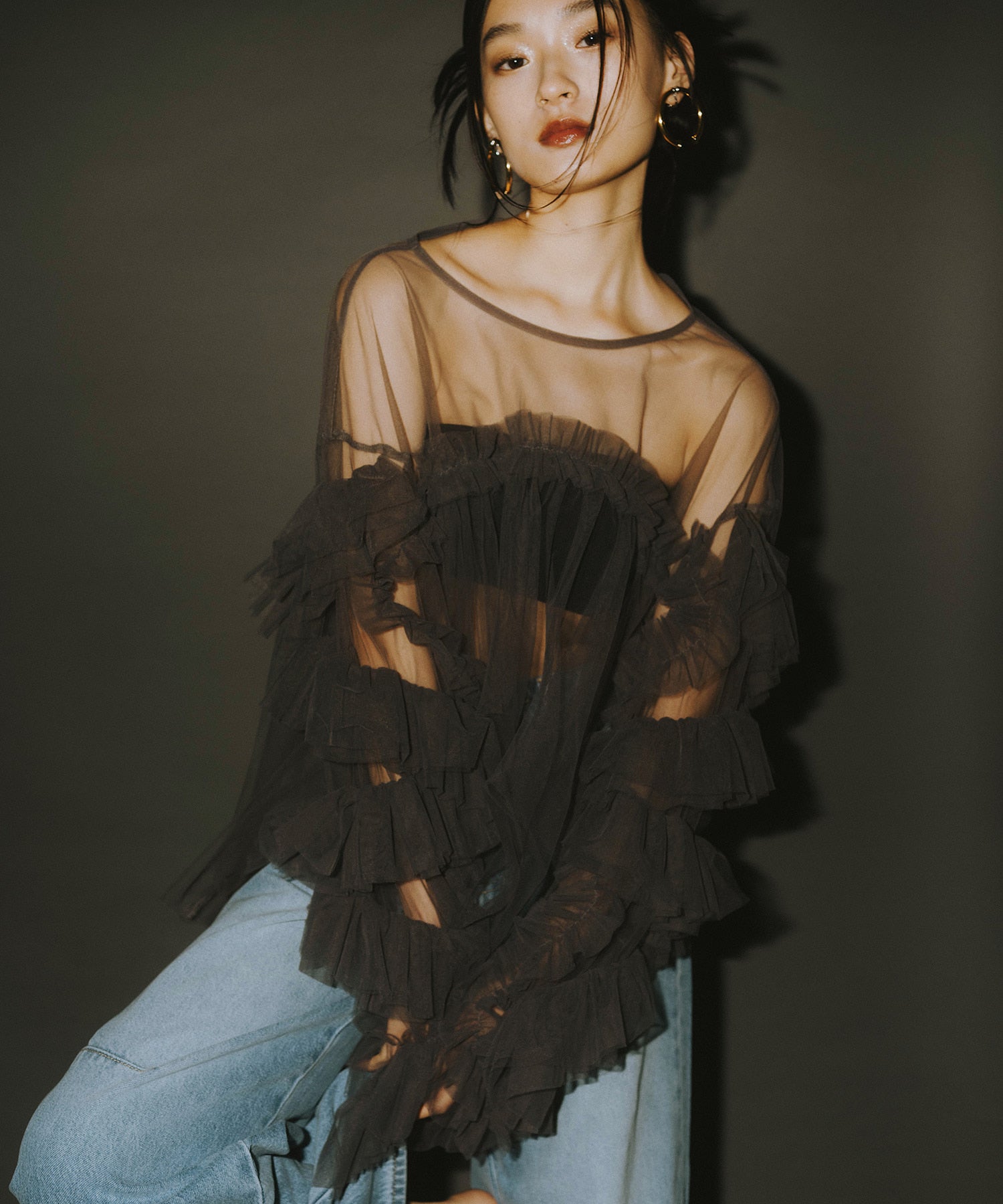 DECORATIVE TULLE TOPS