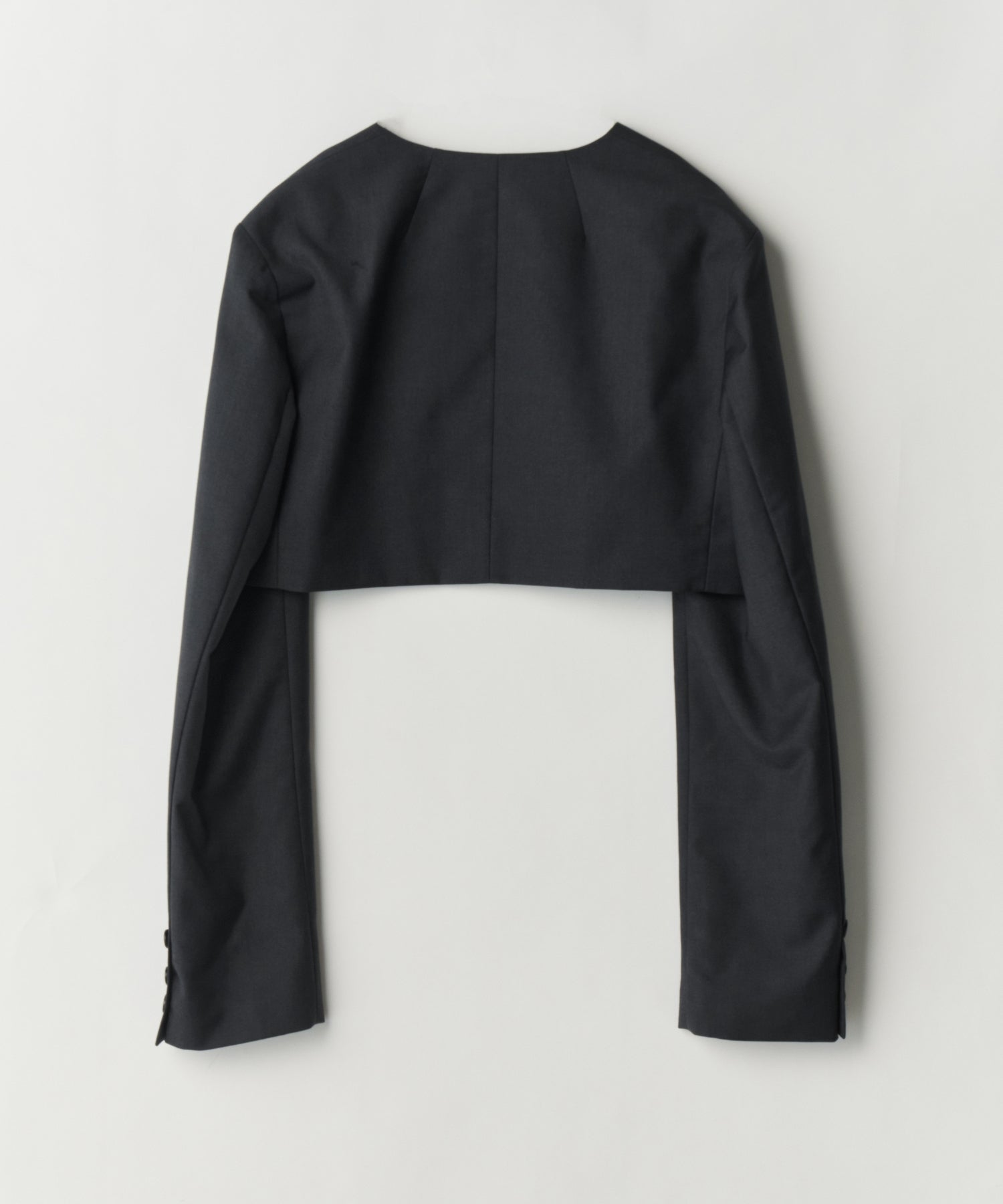 SLASH POCKETS CROPPED JACKET