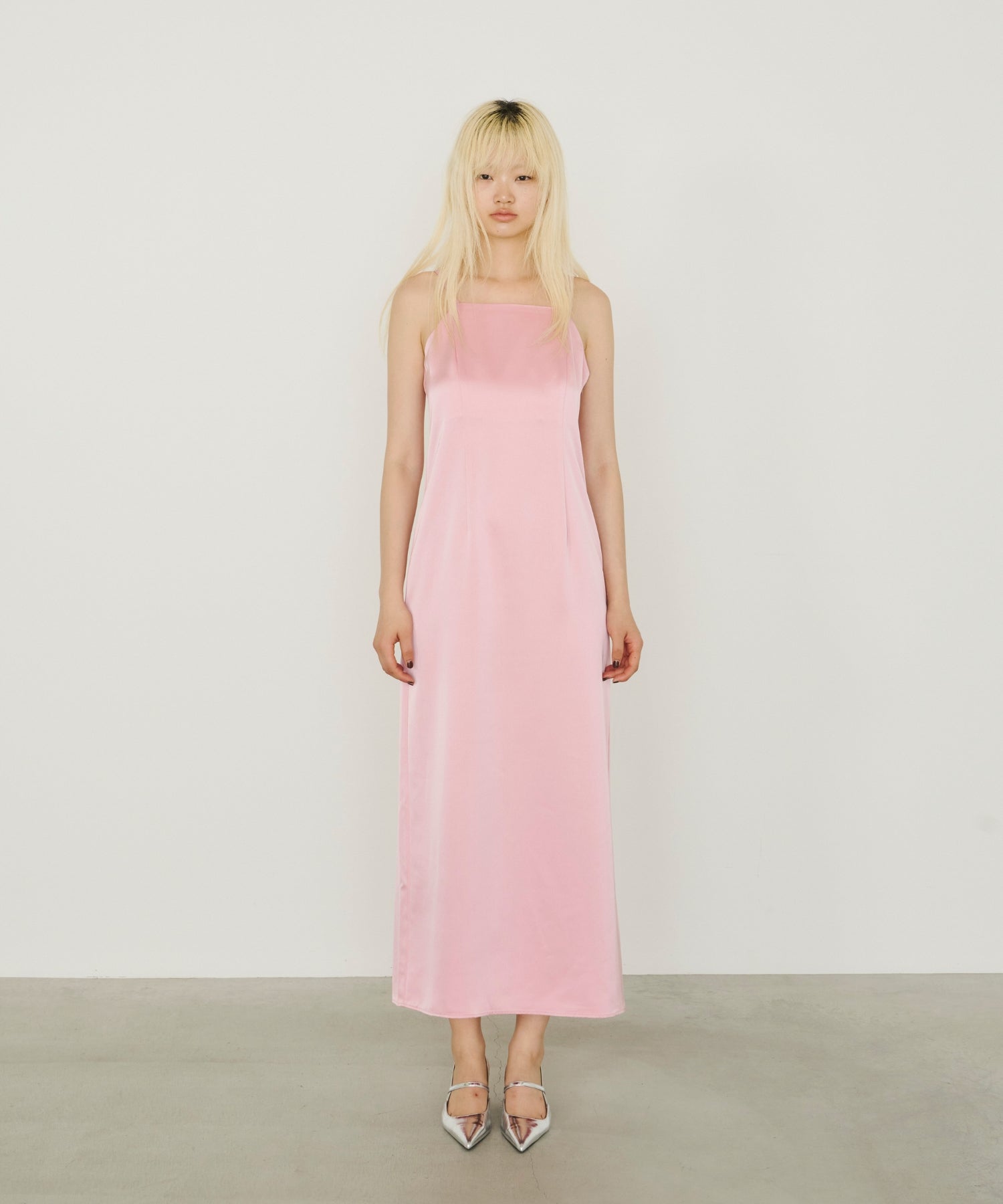 SATIN MINIMAL DRESS