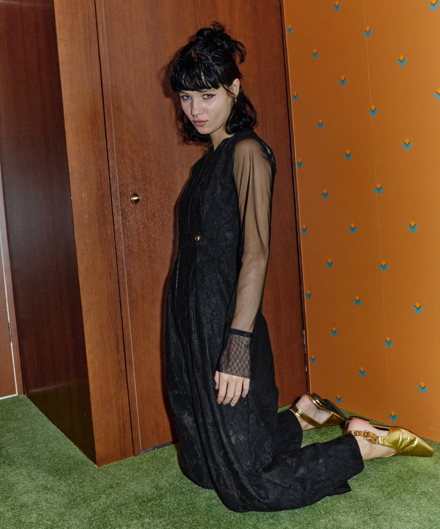 BONDING LACE ALL-IN-ONE DRESS