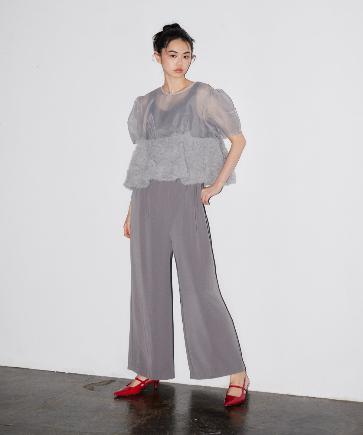 SWELL PEPLUM SET UP PANTS DRESS