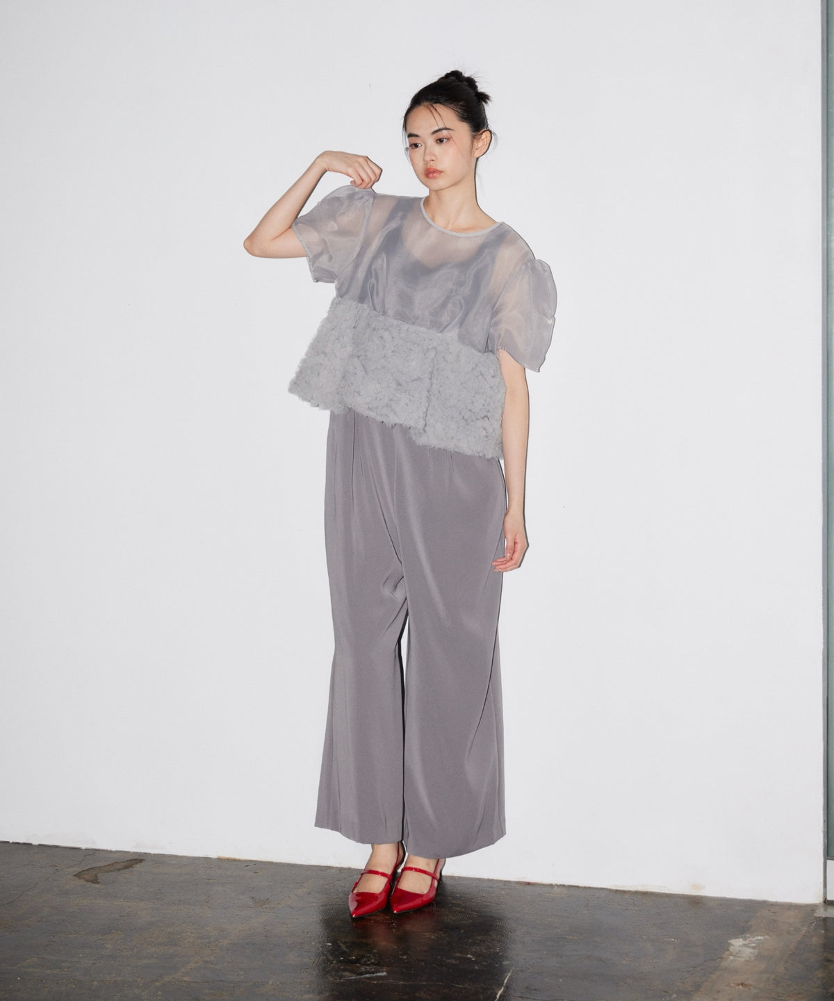 SWELL PEPLUM SET UP PANTS DRESS