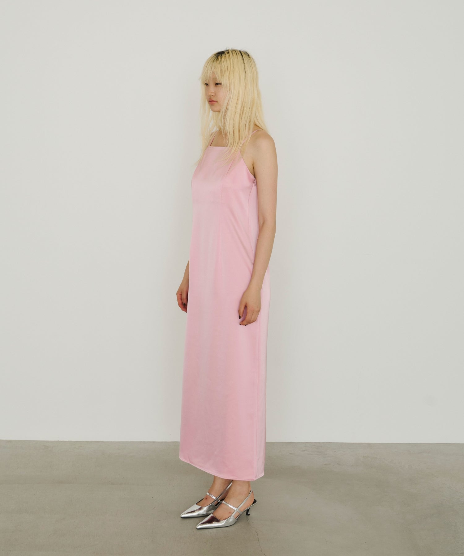 SATIN MINIMAL DRESS