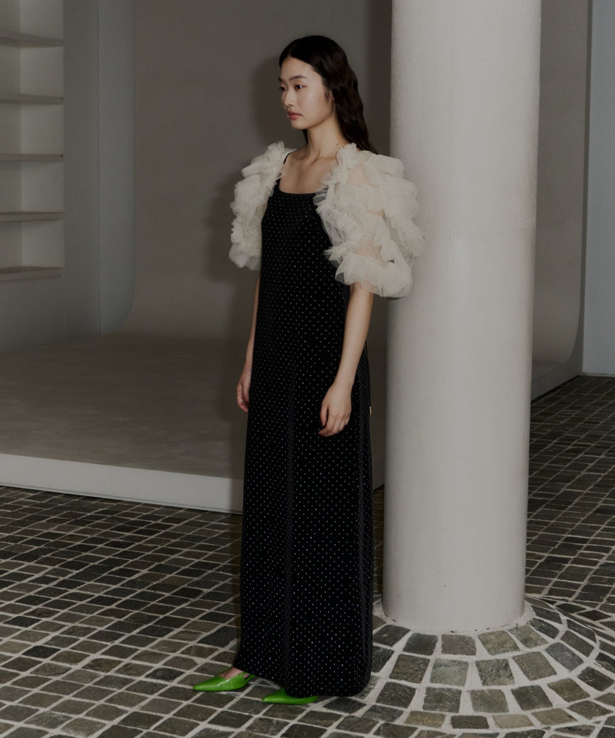 【POPUP】MIXING FRILLS BOLERO