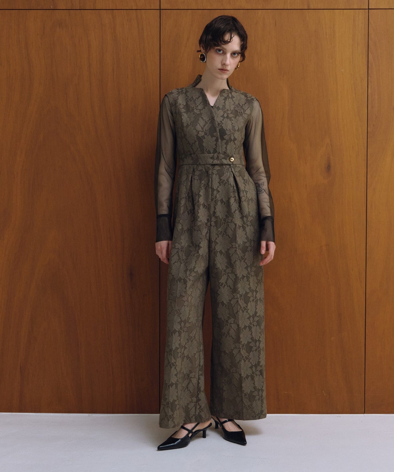 BONDING LACE ALL-IN-ONE DRESS