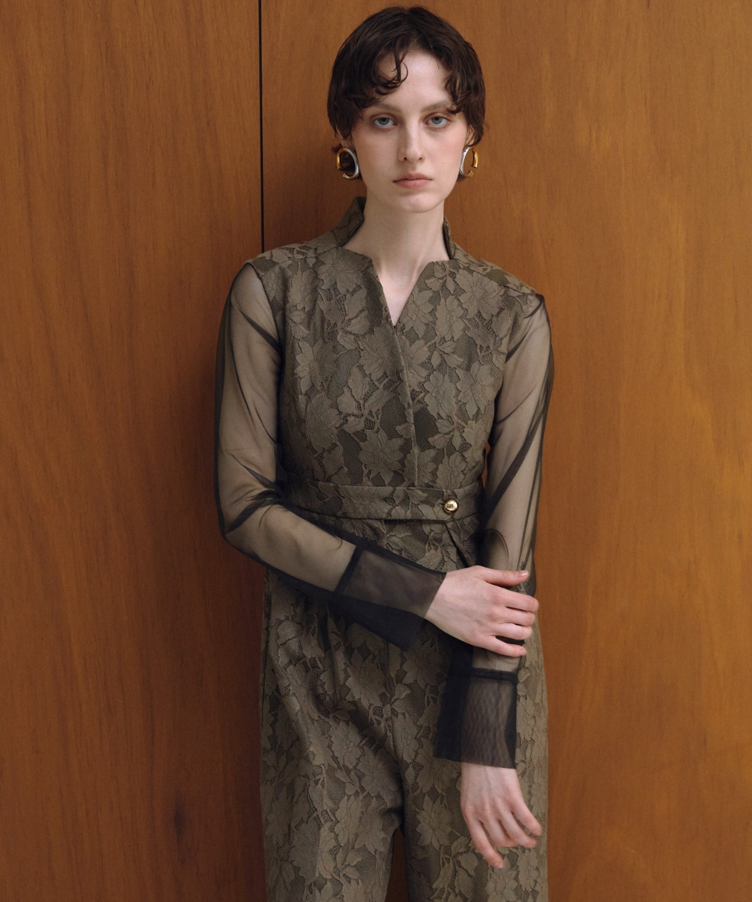 BONDING LACE ALL-IN-ONE DRESS