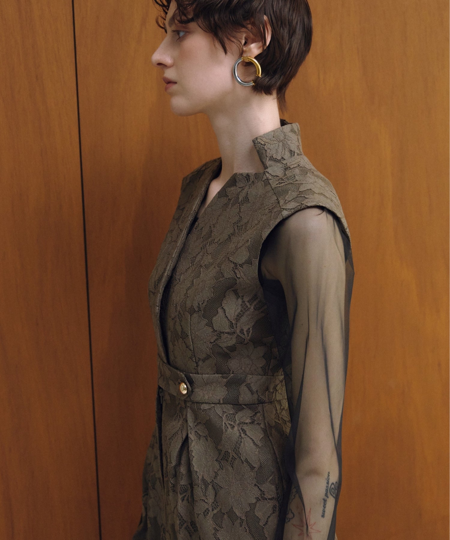 BONDING LACE ALL-IN-ONE DRESS
