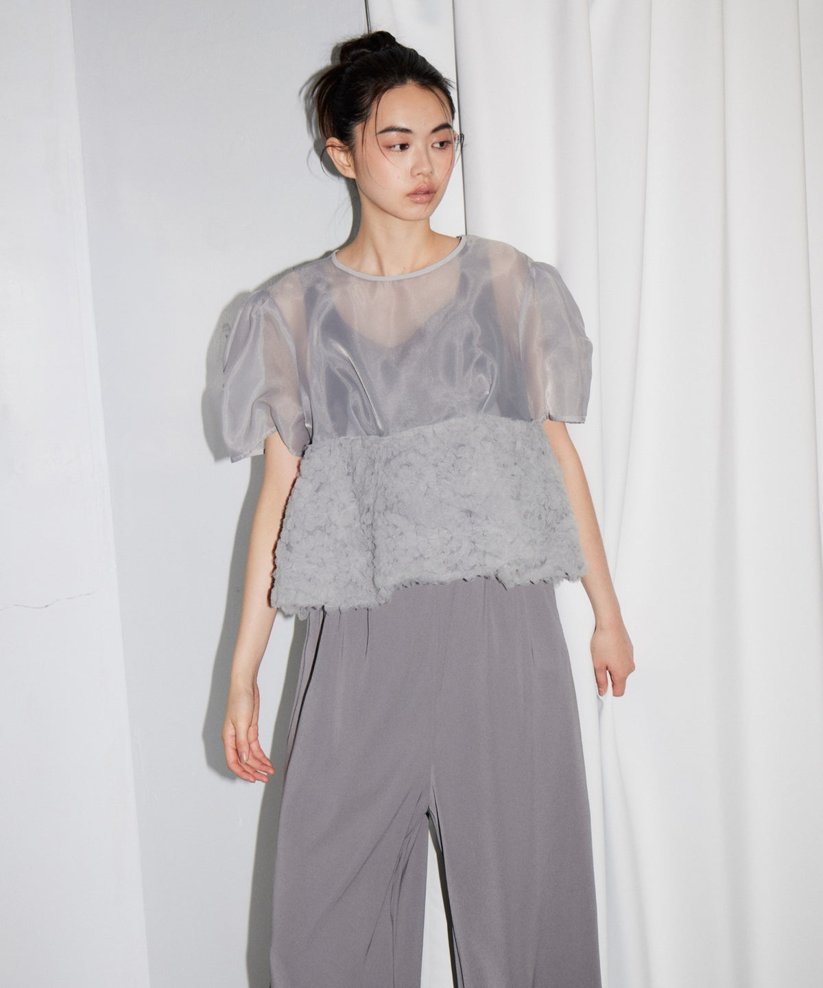 SWELL PEPLUM SET UP PANTS DRESS