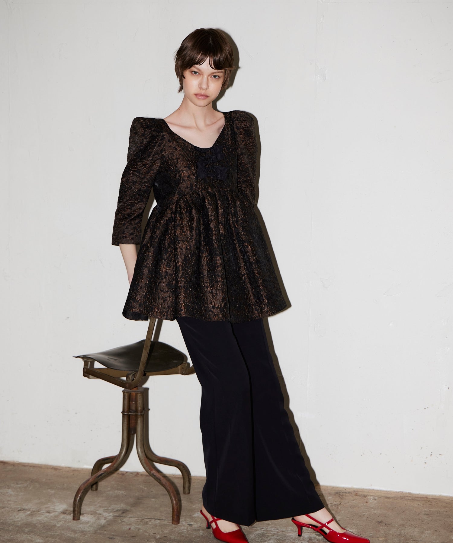 EDGE RIBBON SETUP DRESS