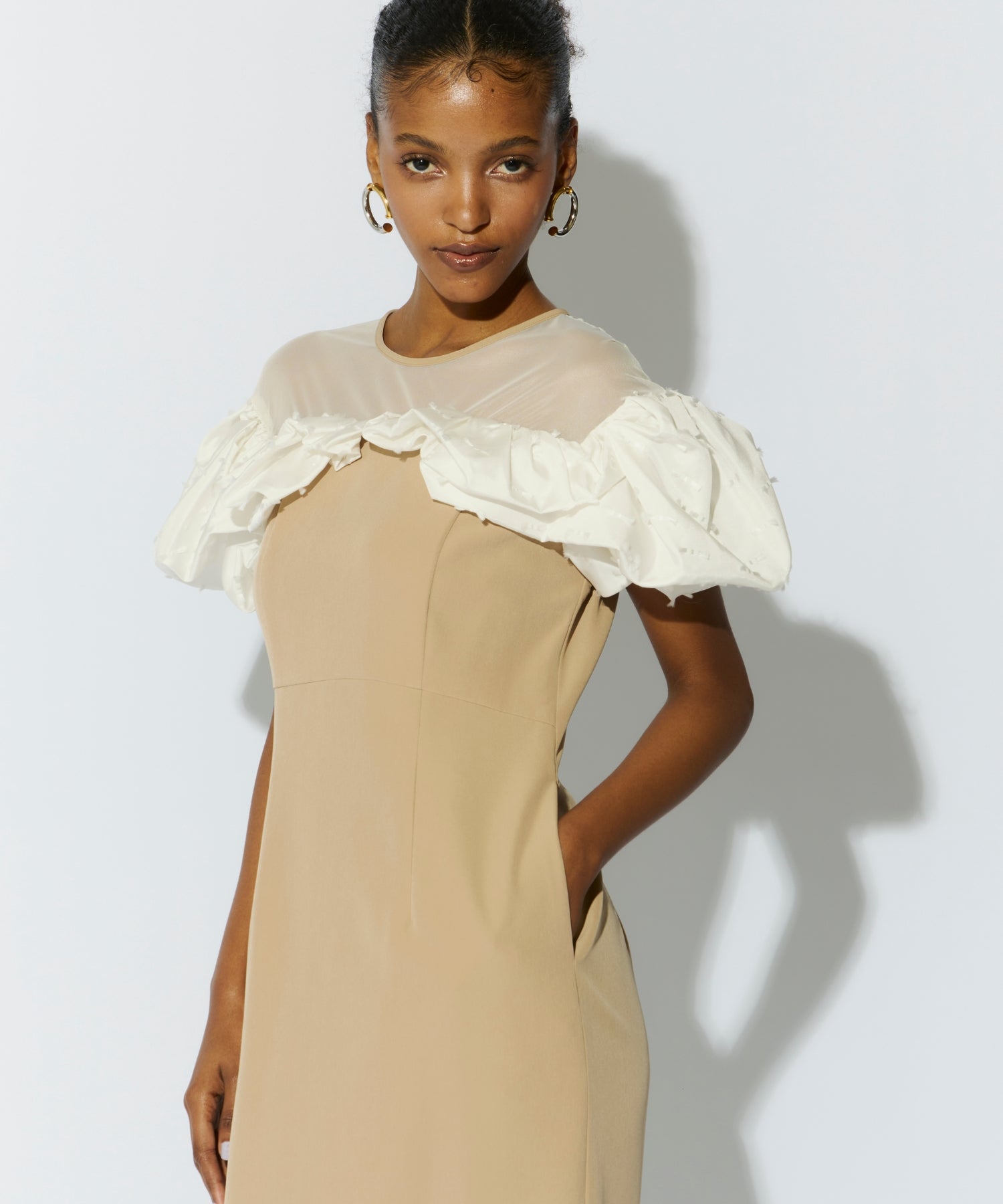 RIBBON MASHMALLOW DRESS