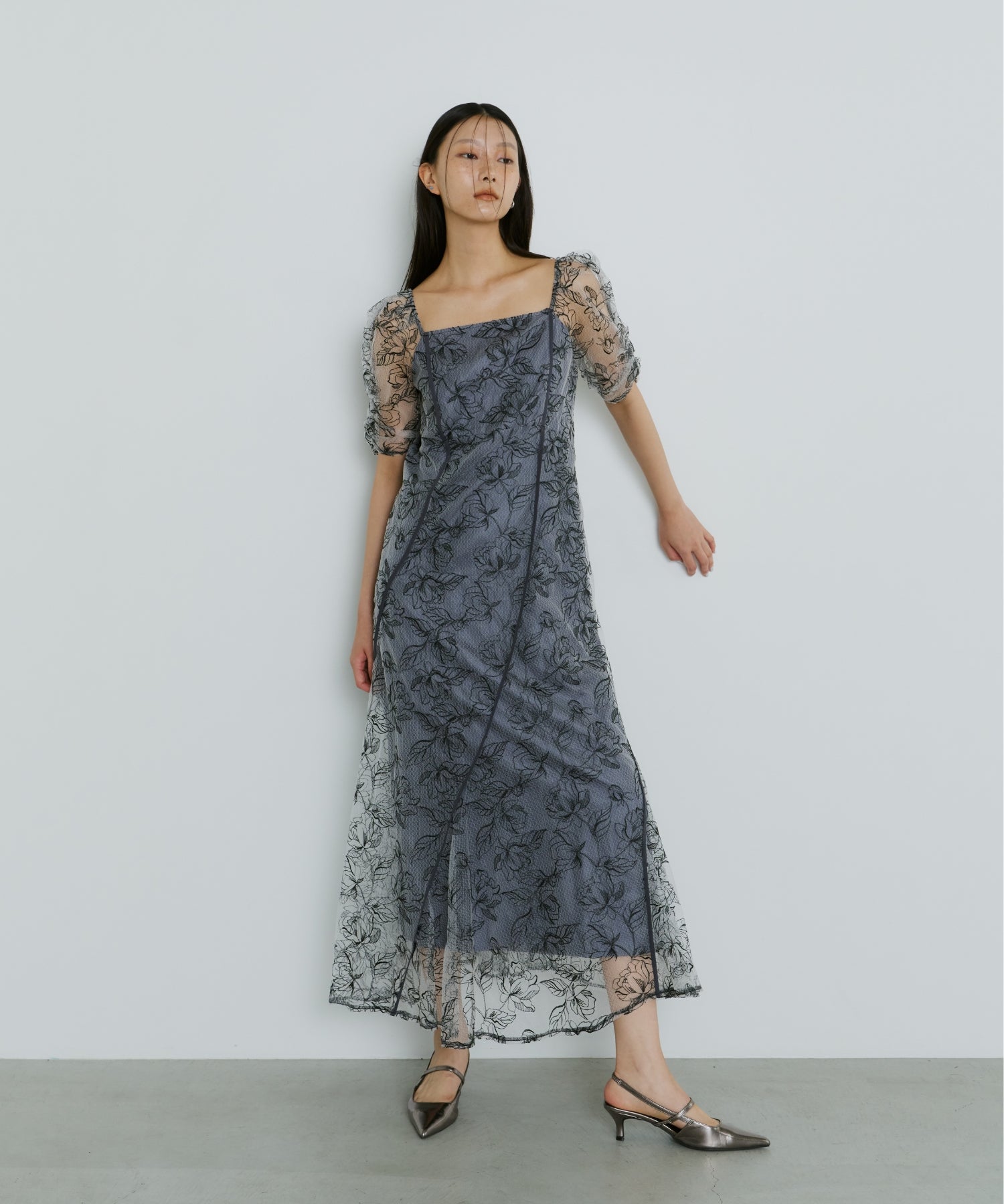 WAVE PIPING FRARE DRESS