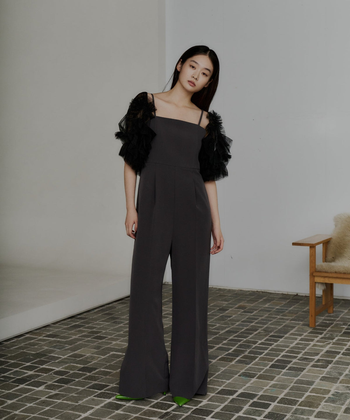 【POPUP】MIXING FRILLS BOLERO