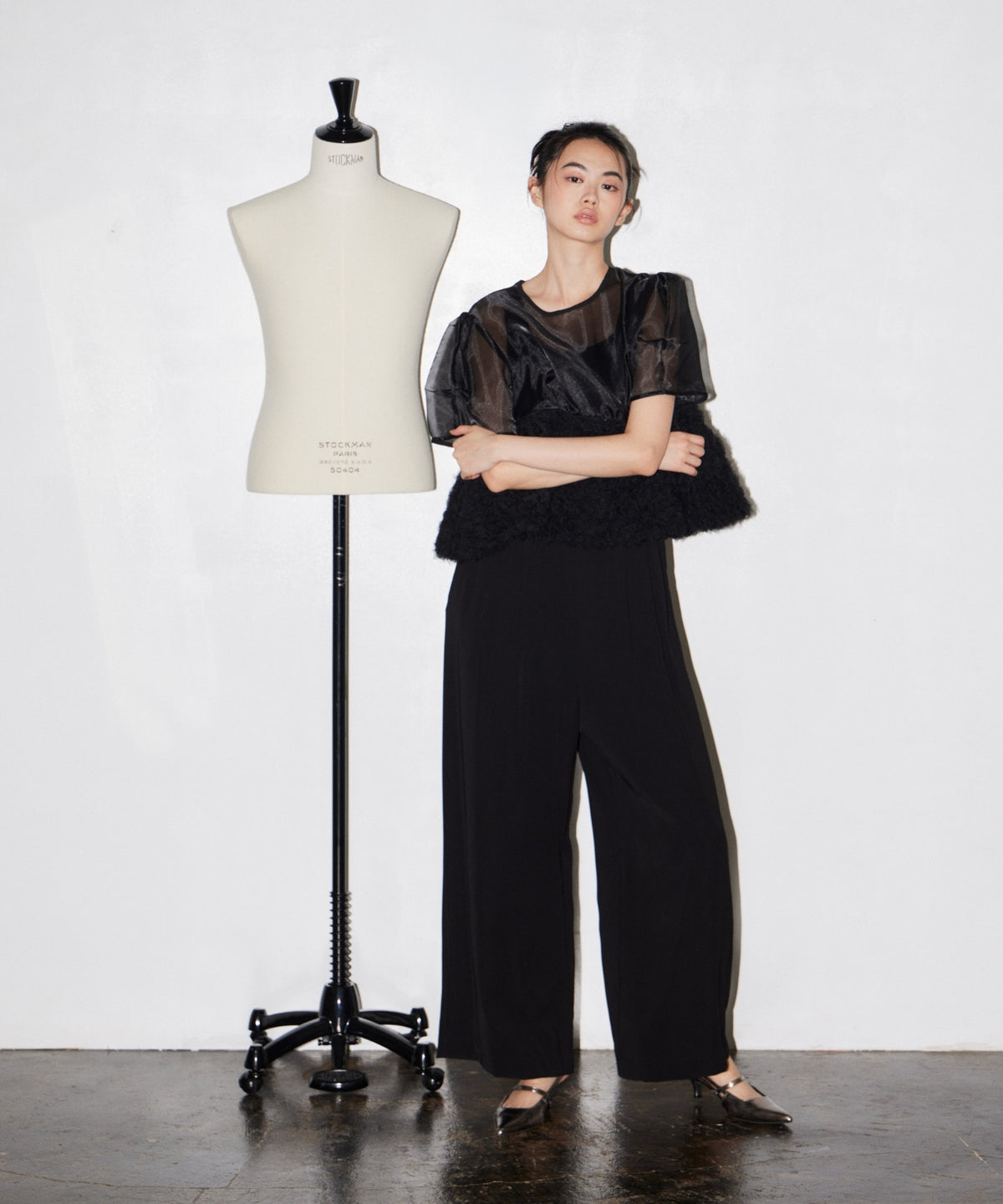 SWELL PEPLUM SET UP PANTS DRESS