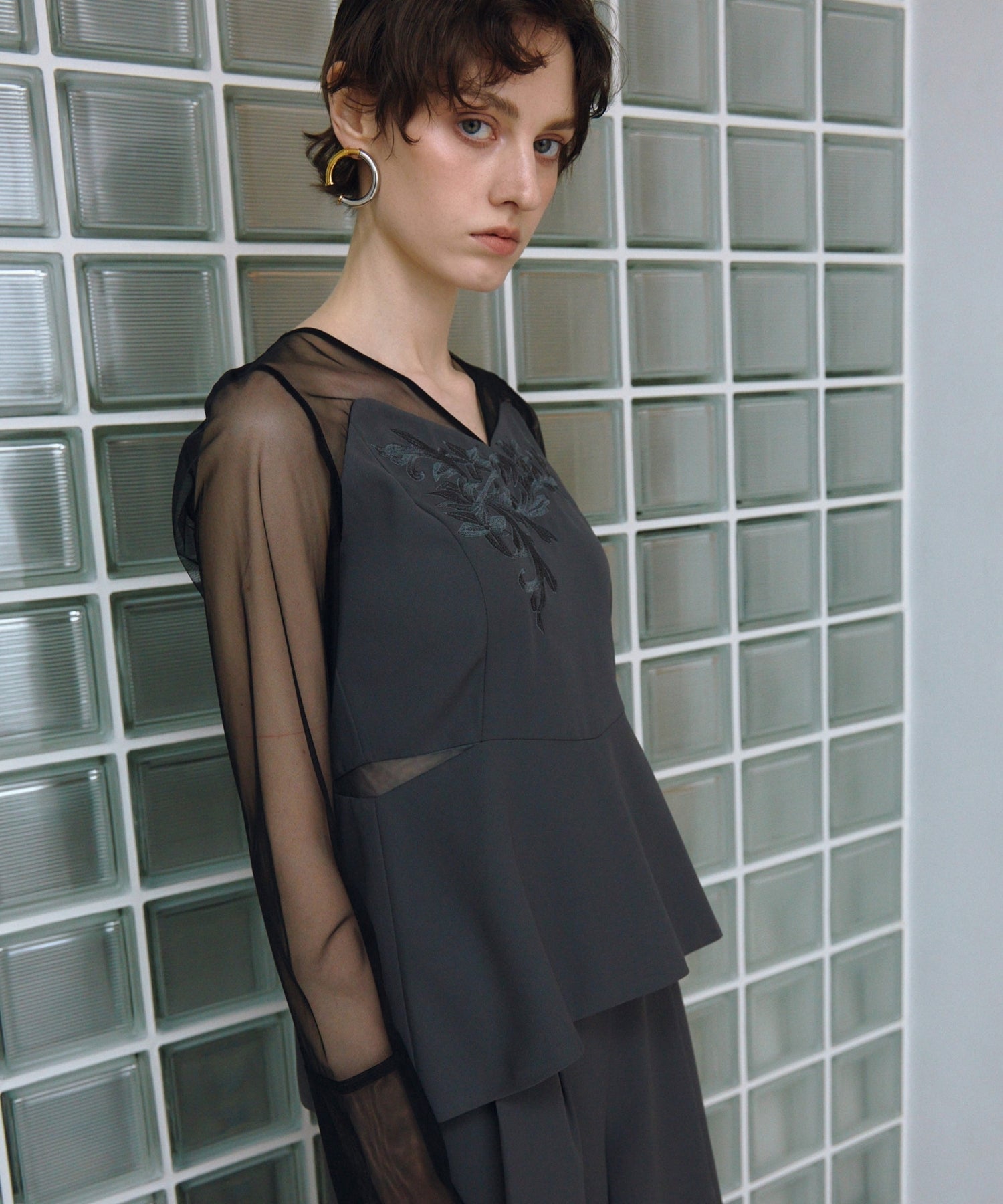 LACE PANEL ACCENT SETUP PANTS DRESS