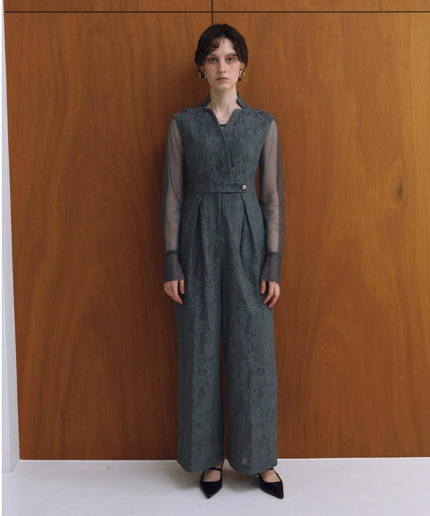 BONDING LACE ALL-IN-ONE DRESS