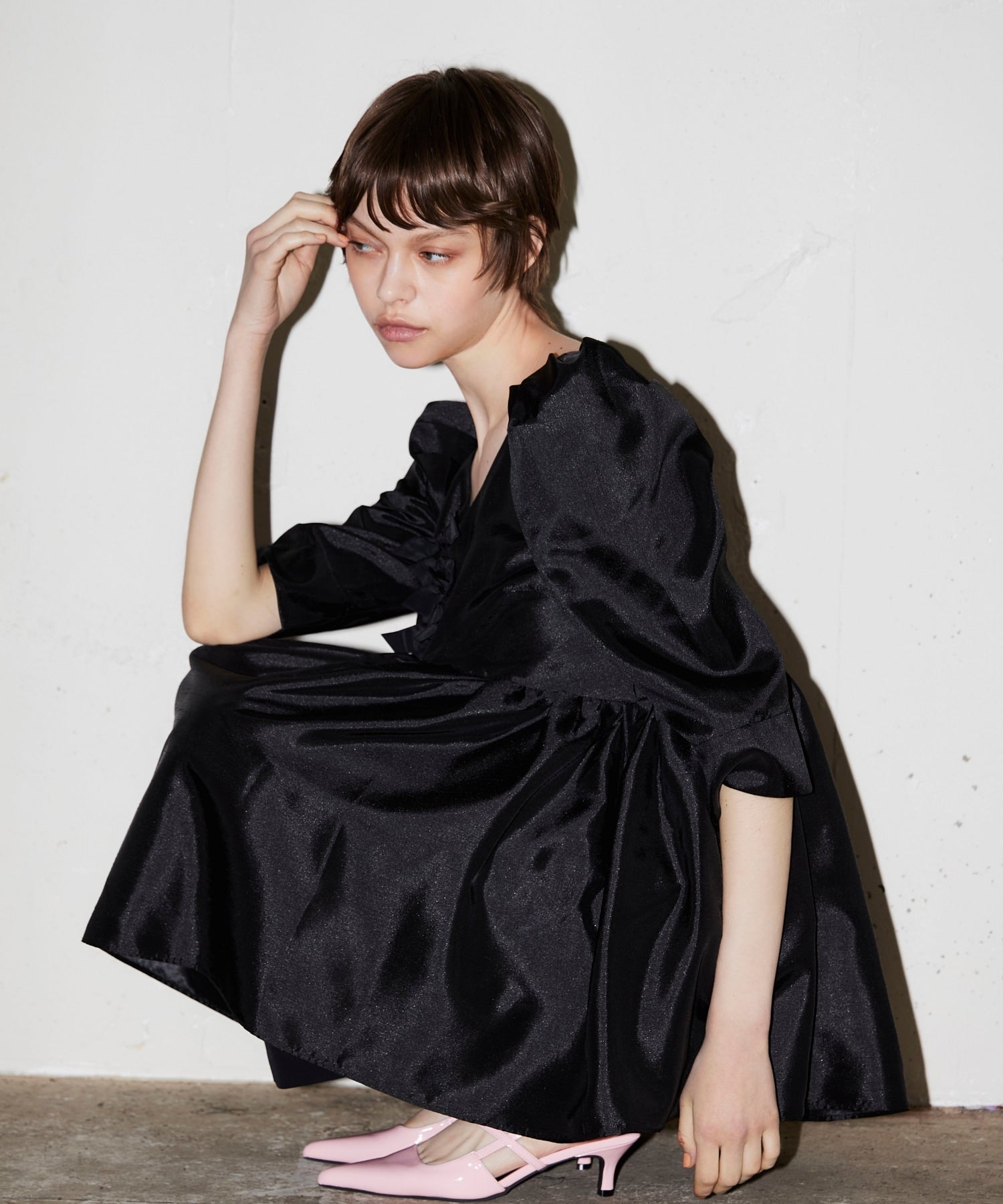 EDGE RIBBON SETUP DRESS