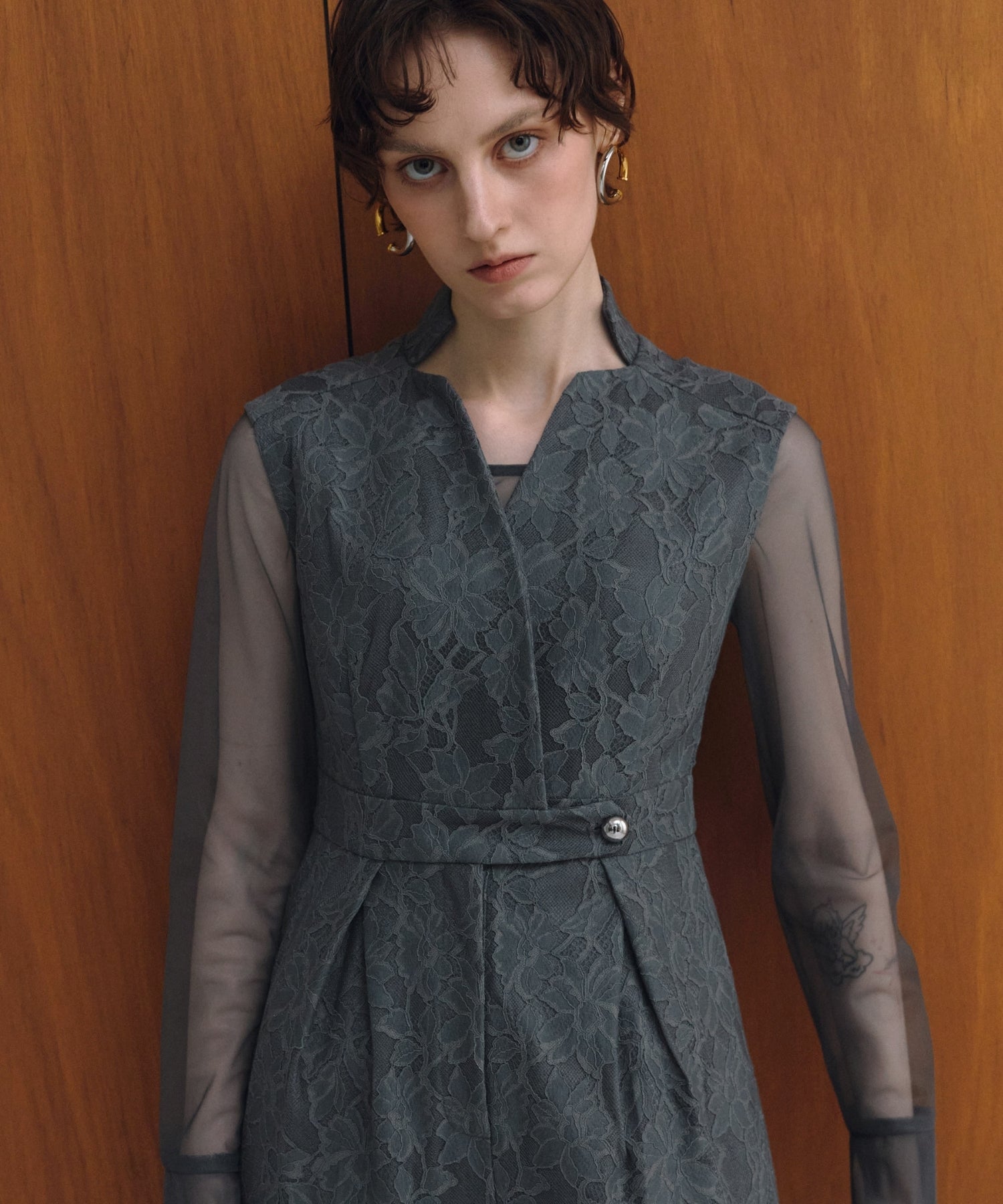 BONDING LACE ALL-IN-ONE DRESS