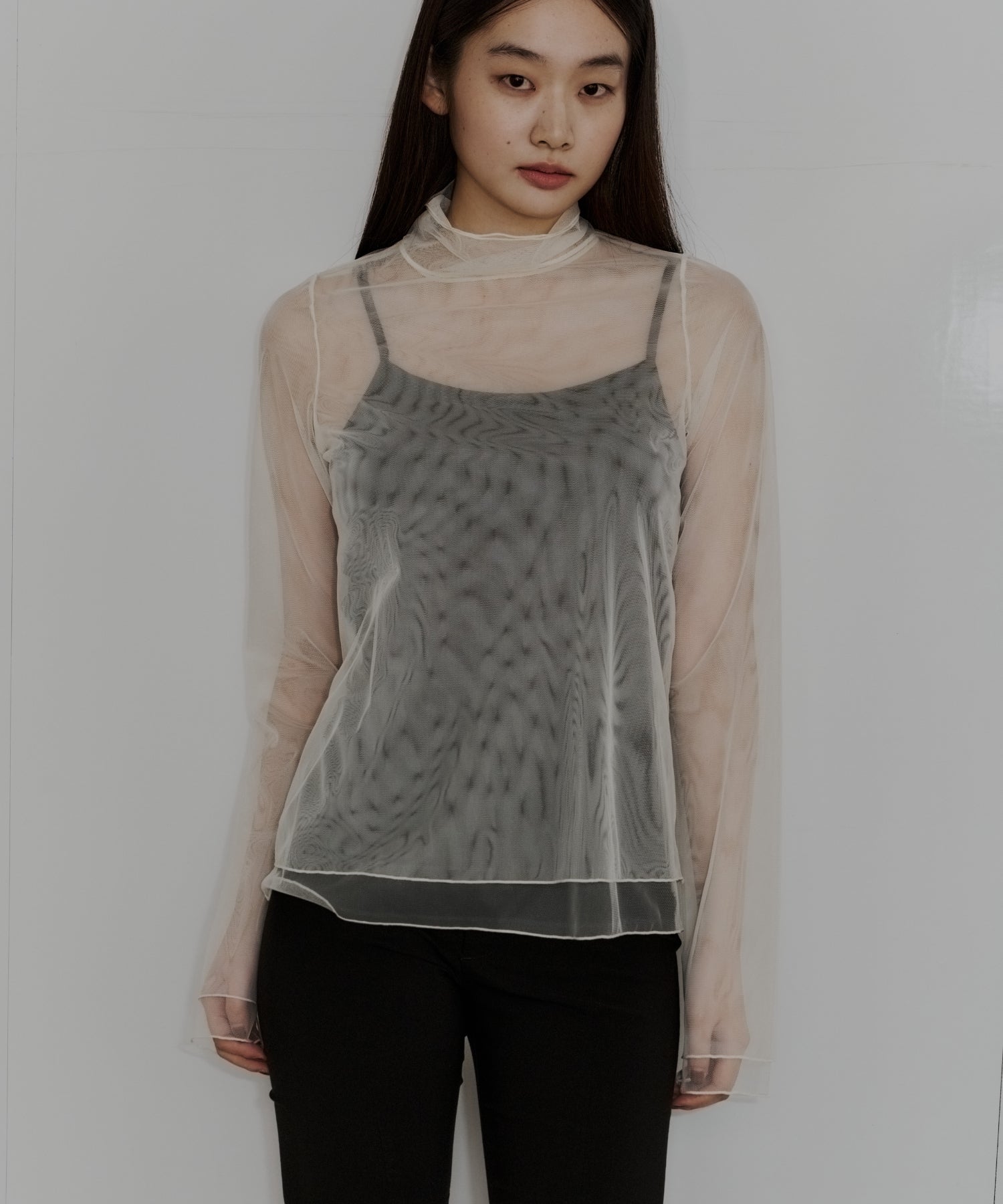 【POPUP】TULLE LAYERED TOPS