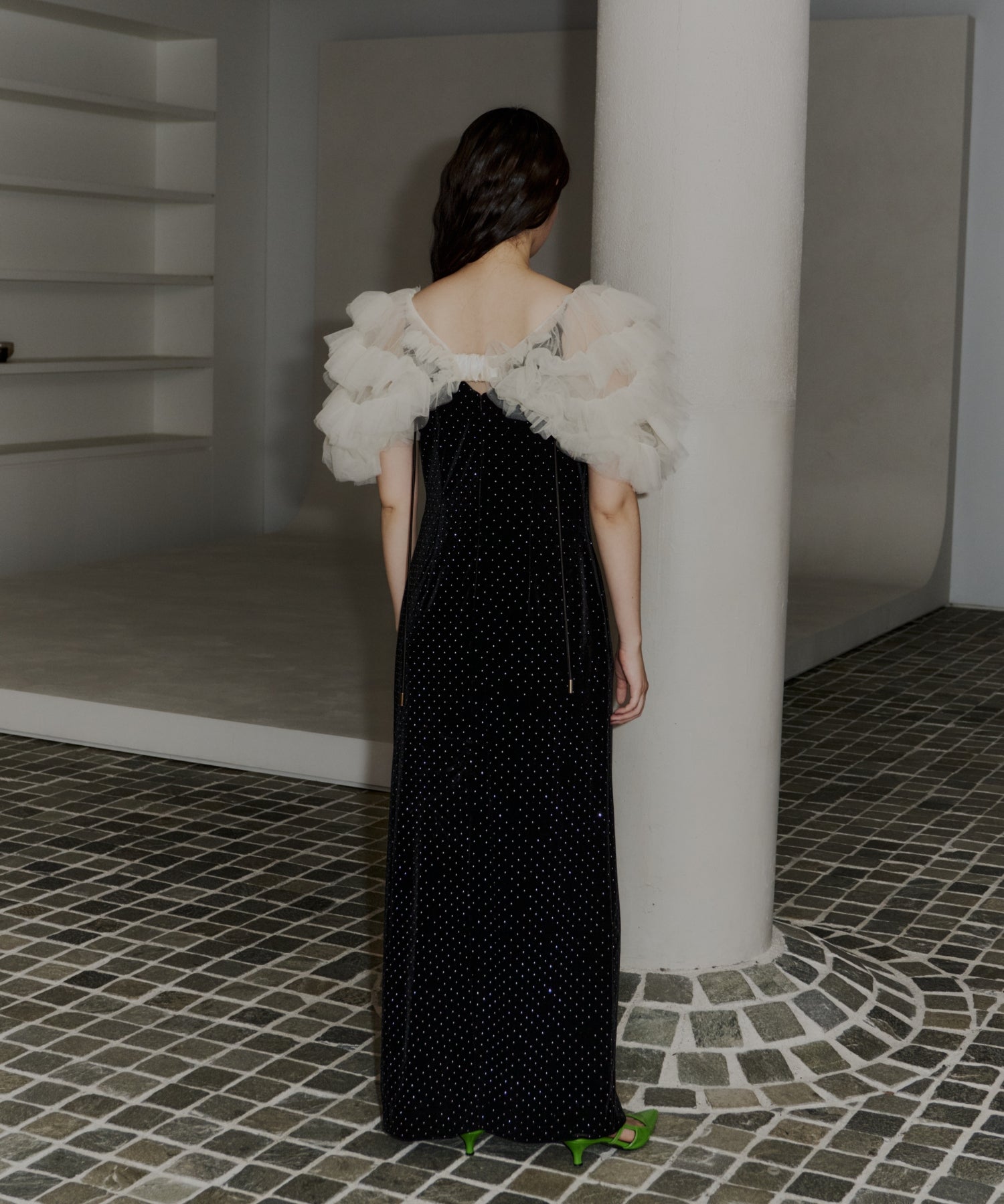 【POPUP】MIXING FRILLS BOLERO
