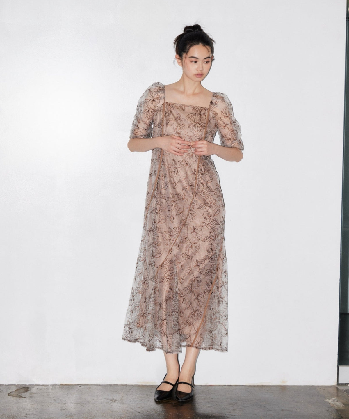 WAVE PIPING FRARE DRESS