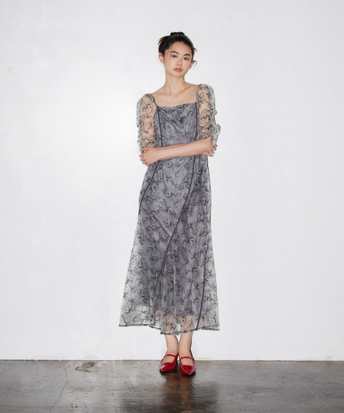 WAVE PIPING FRARE DRESS