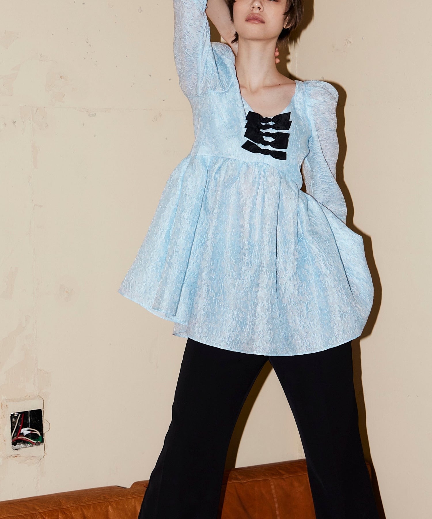 EDGE RIBBON SETUP DRESS
