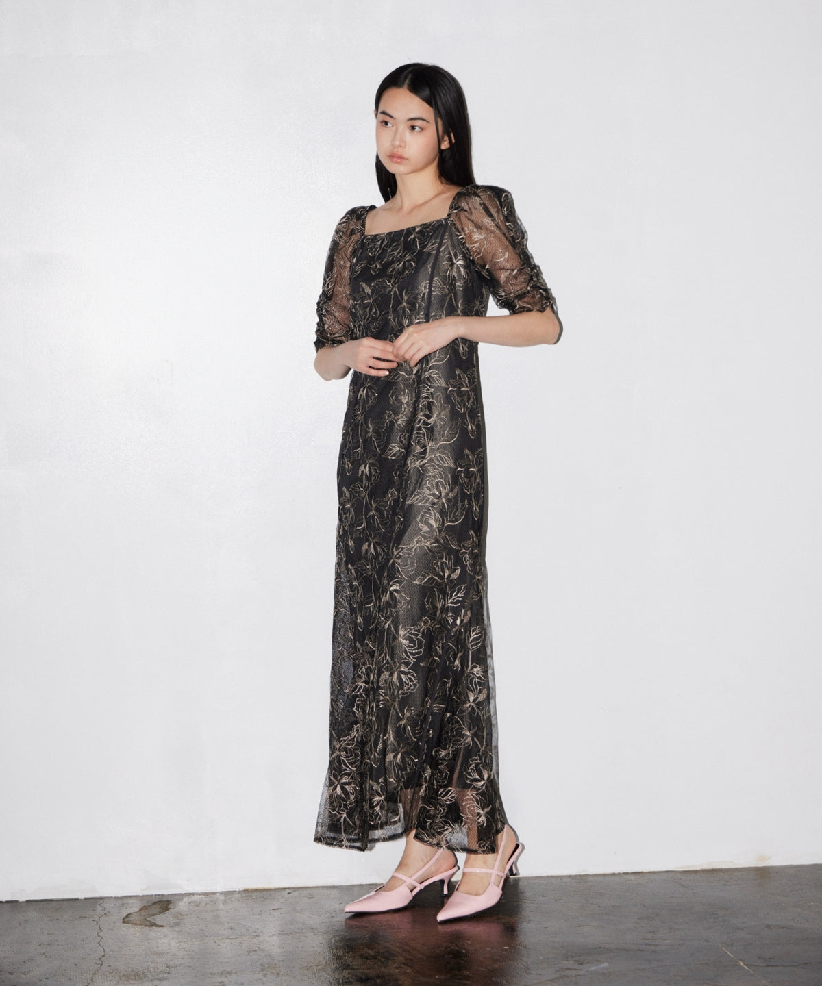 WAVE PIPING FRARE DRESS