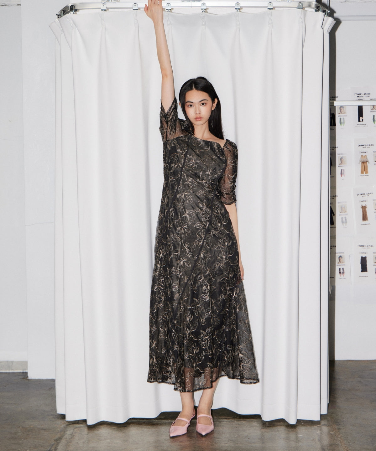 WAVE PIPING FRARE DRESS