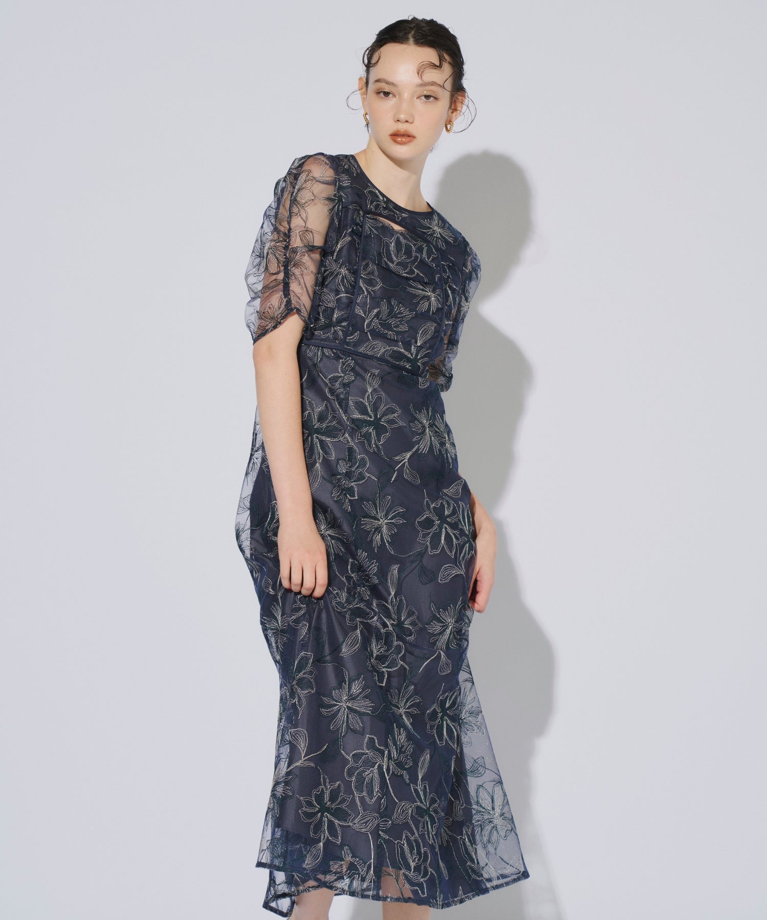 YOKE SLIT DRESS