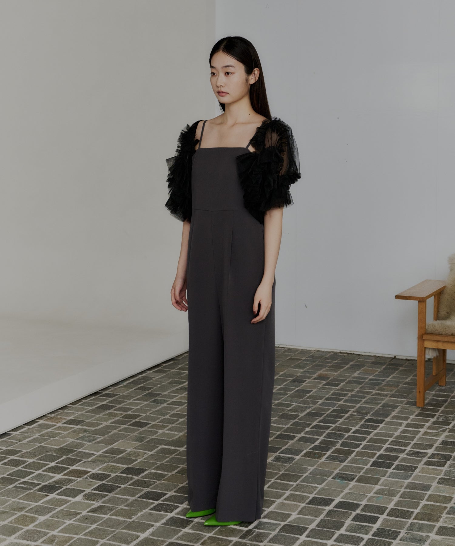 【POPUP】MIXING FRILLS BOLERO
