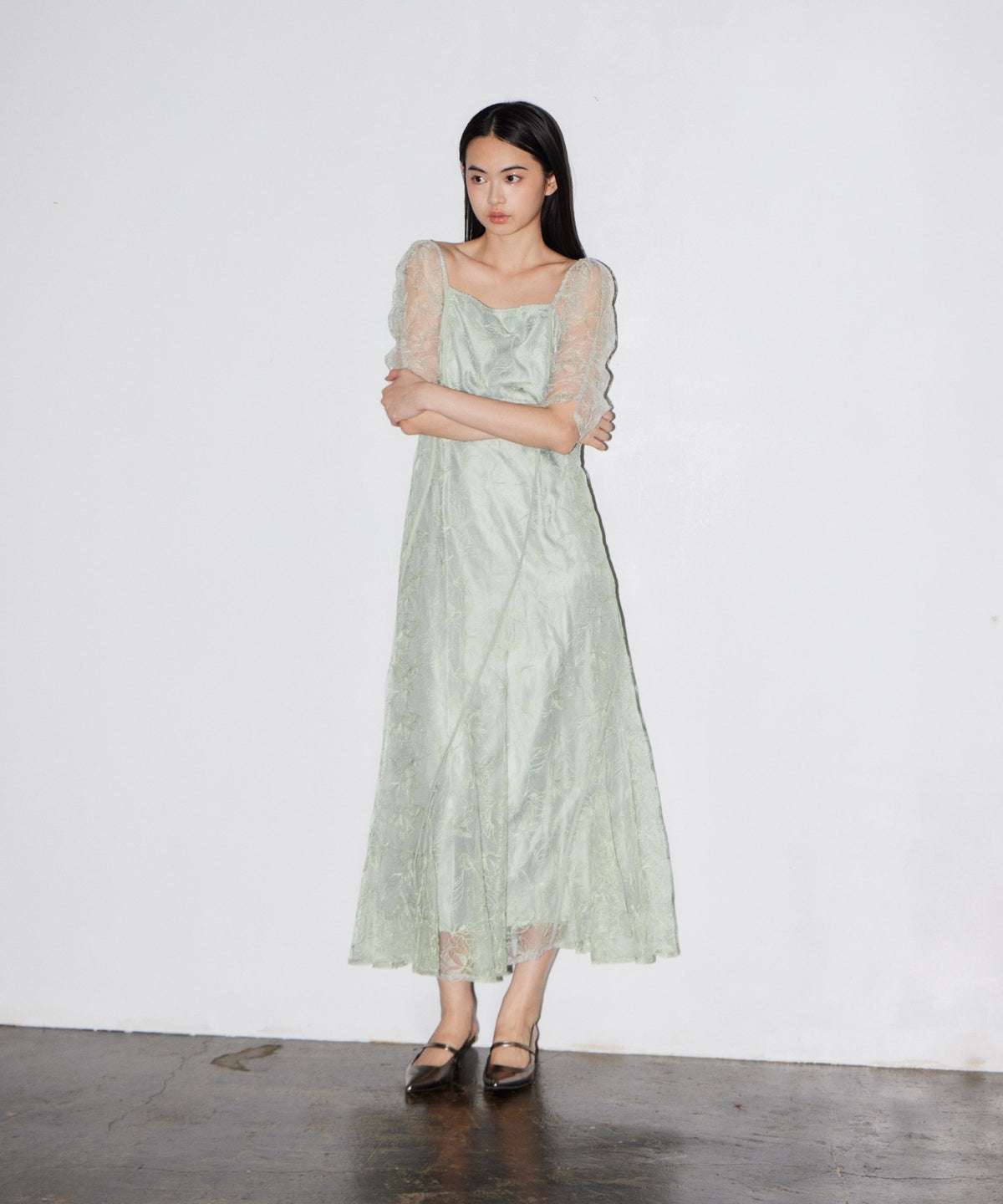 WAVE PIPING FRARE DRESS