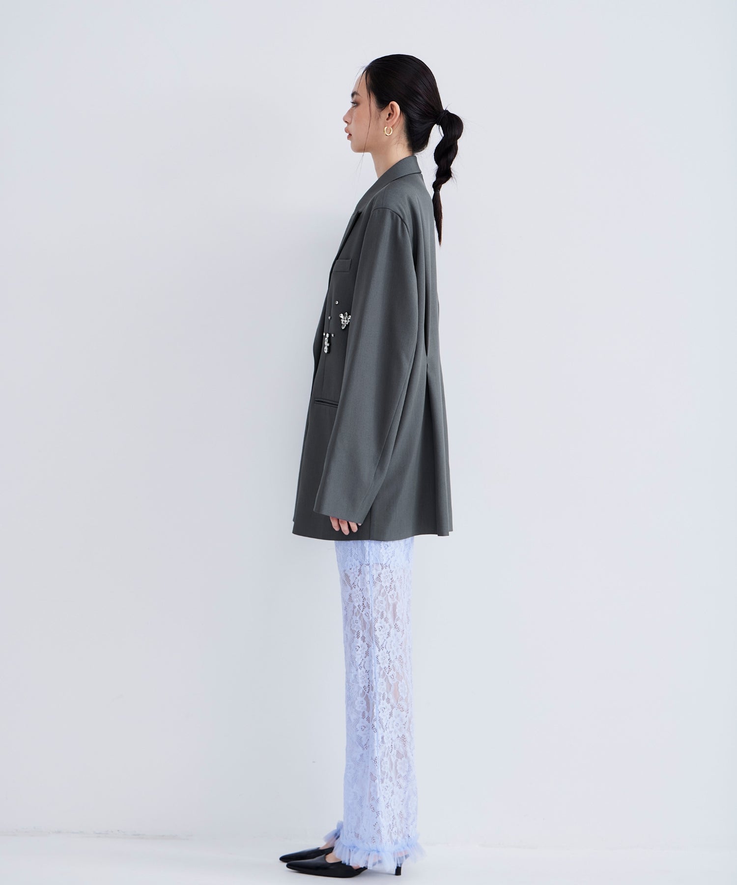 LACE FLARE PANTS