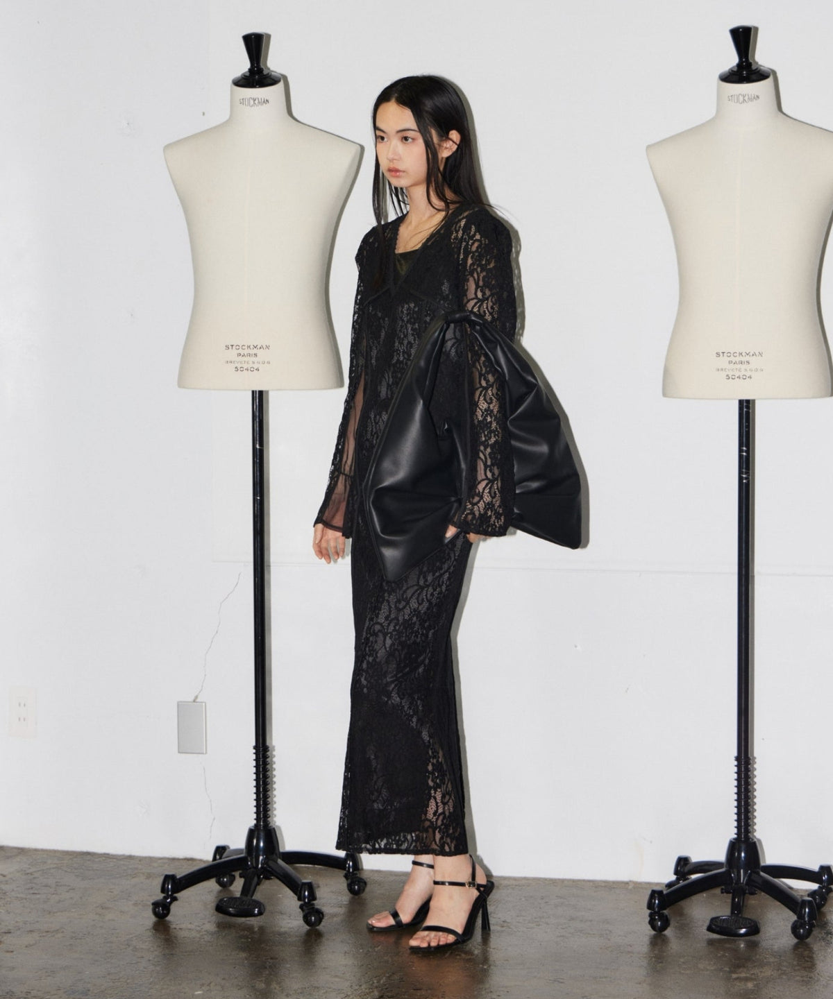 CORDED LACE LAYERED DRESS