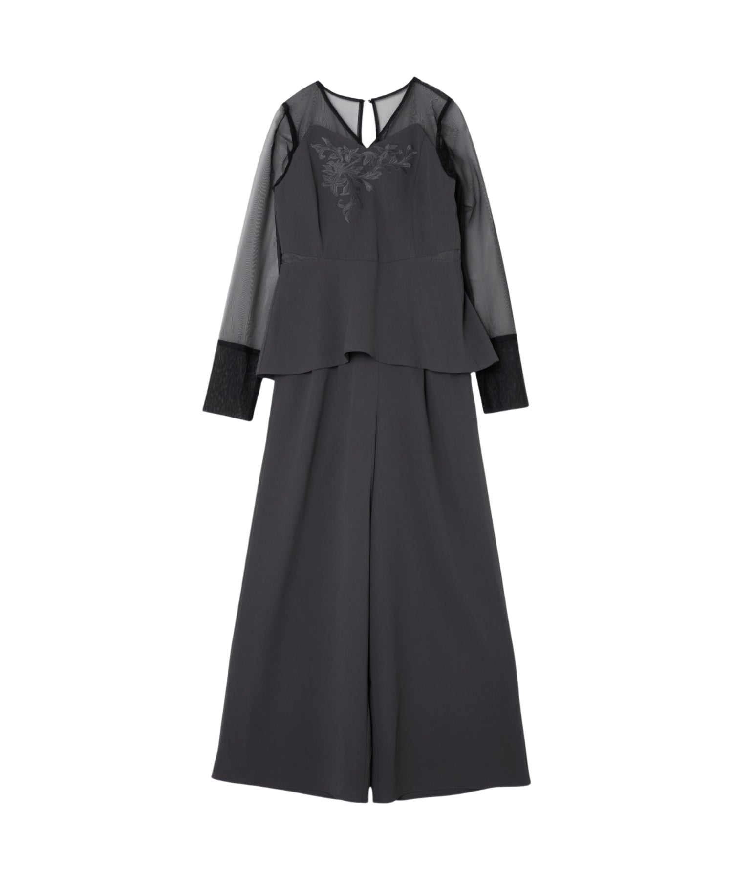 LACE PANEL ACCENT SETUP PANTS DRESS