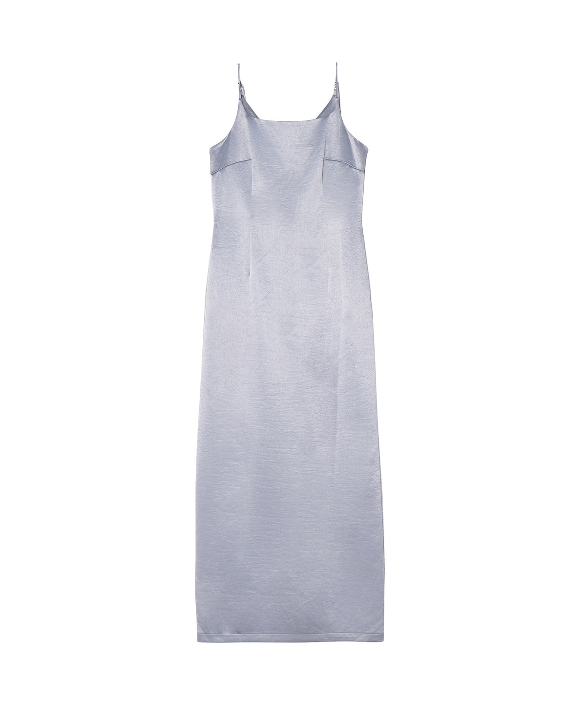 【POPUP】GLOSSY SATIN BACK RIBBON DRESS