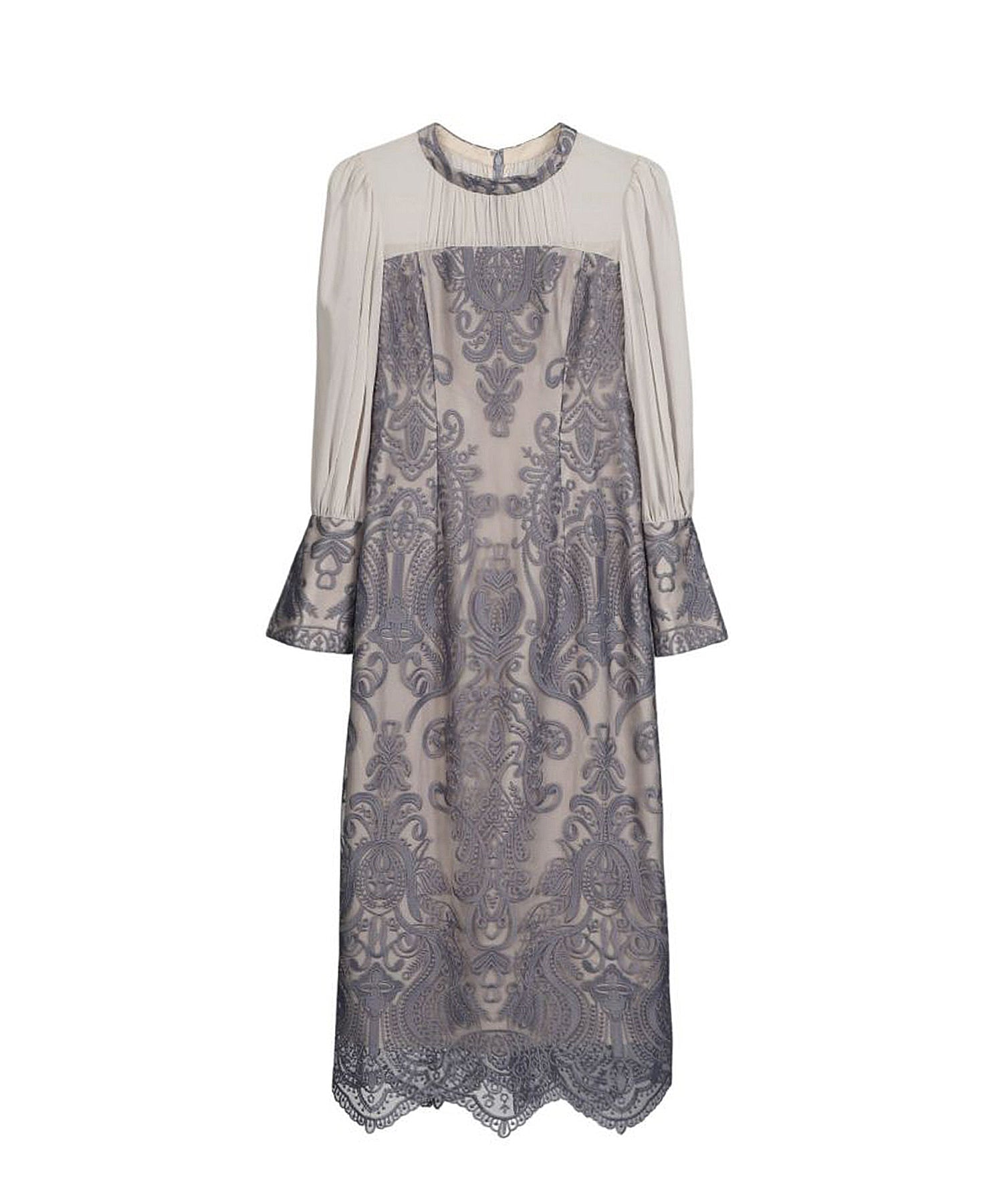 DAMASK GATHER DRESS
