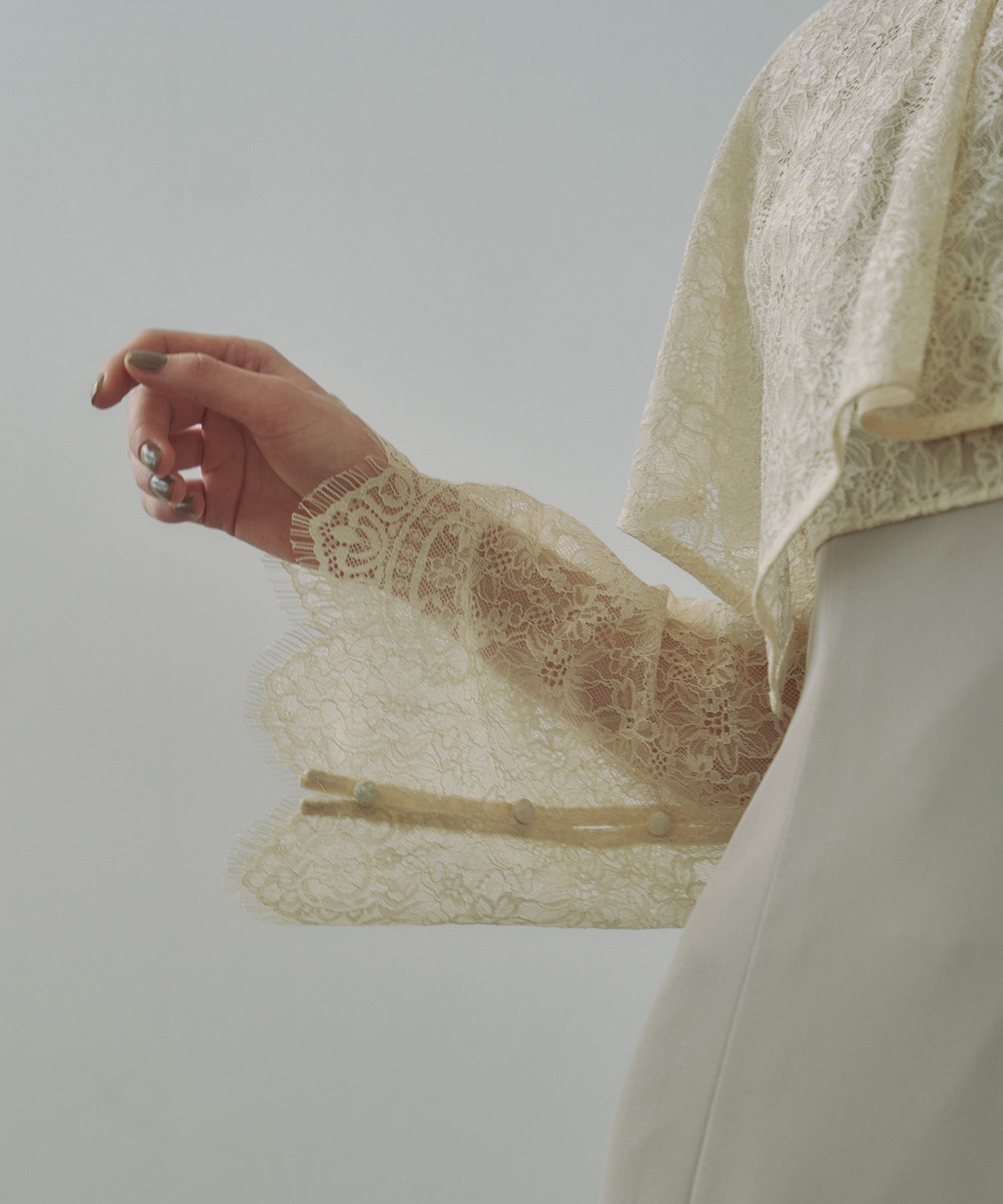 LAYERED CAPE DRESS